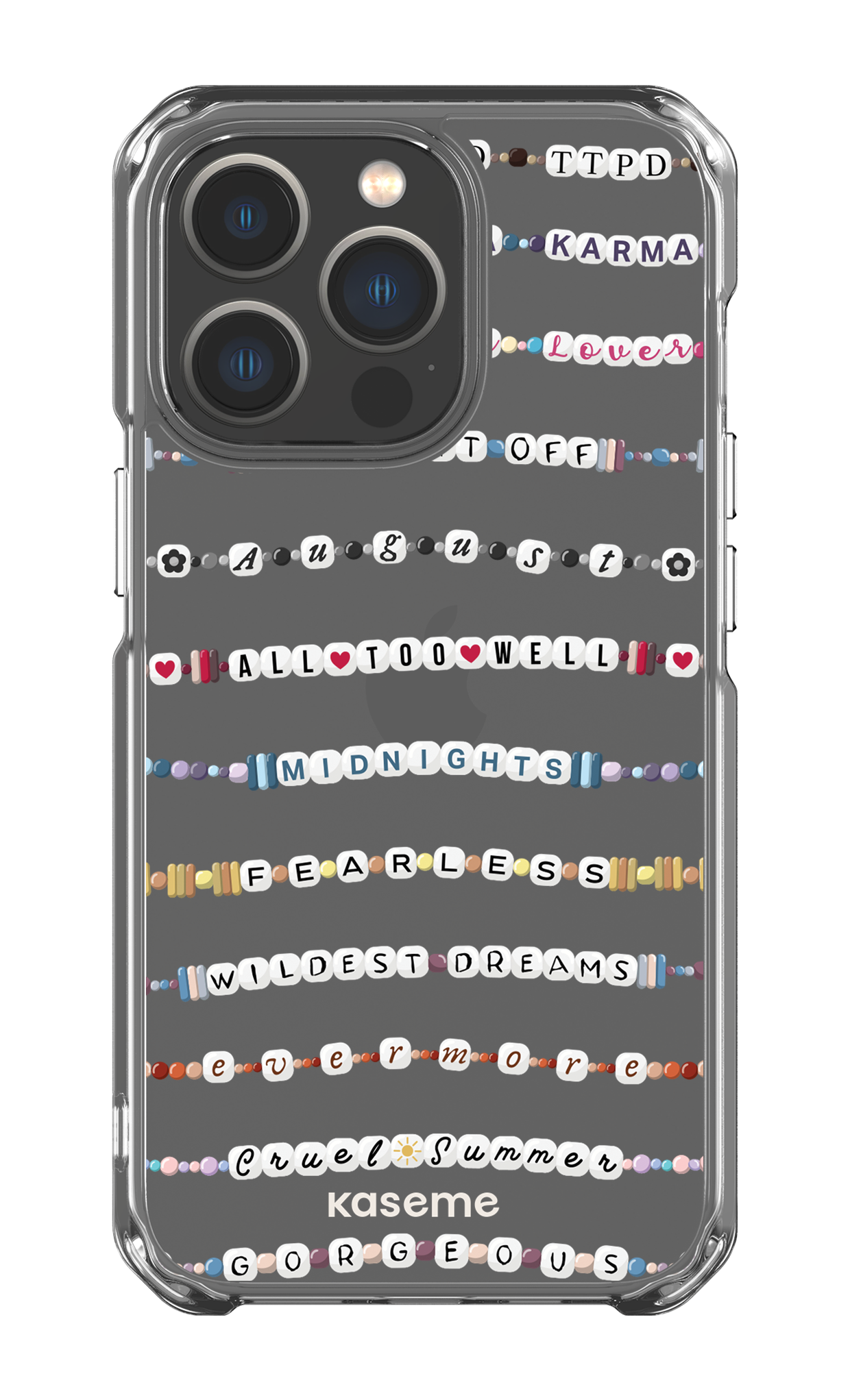 iPhone 13 Pro Clear Case Love Story Clear Case -