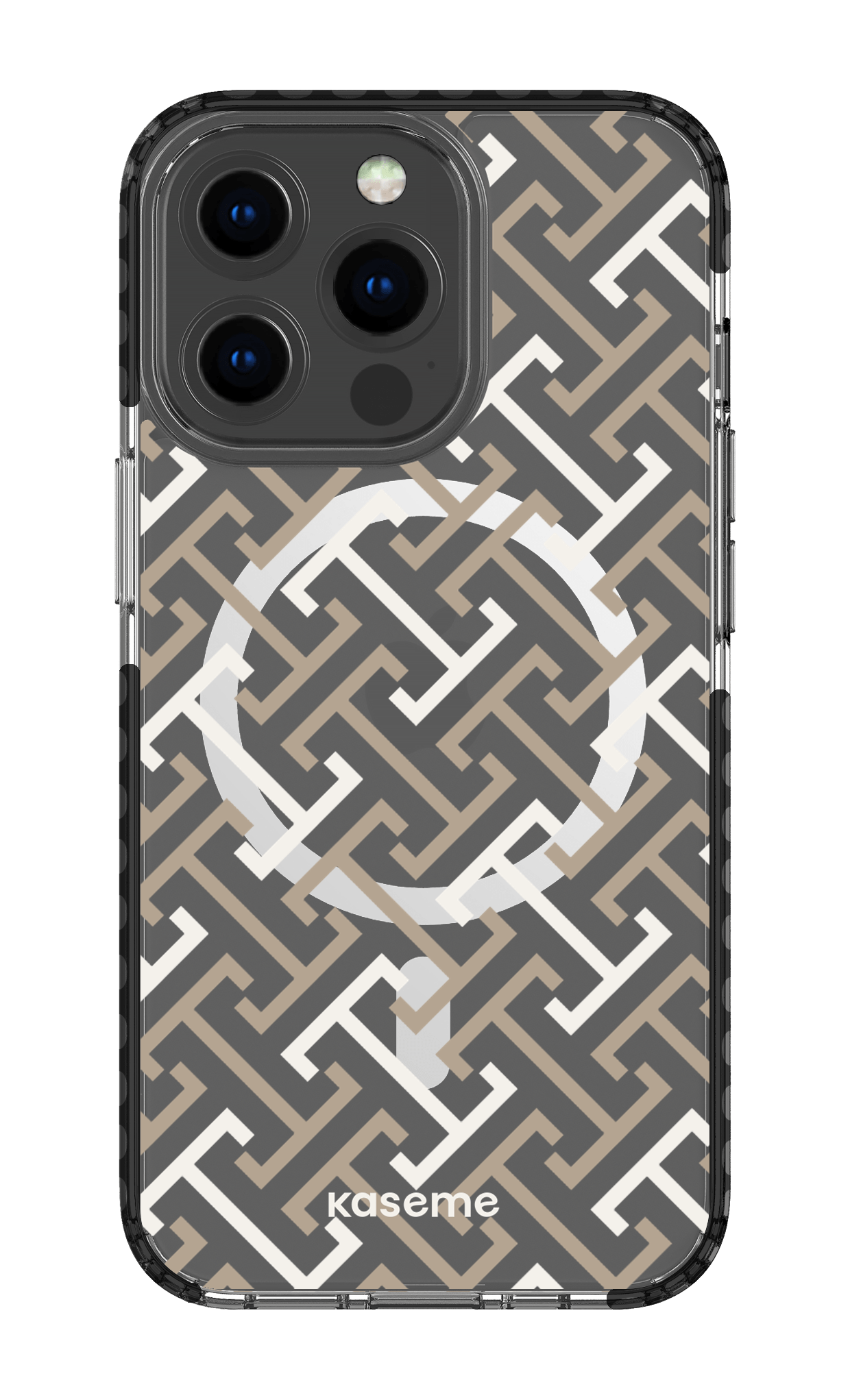 iPhone 13 Pro Clear Case Magsafe - Black Elite Clear Case -