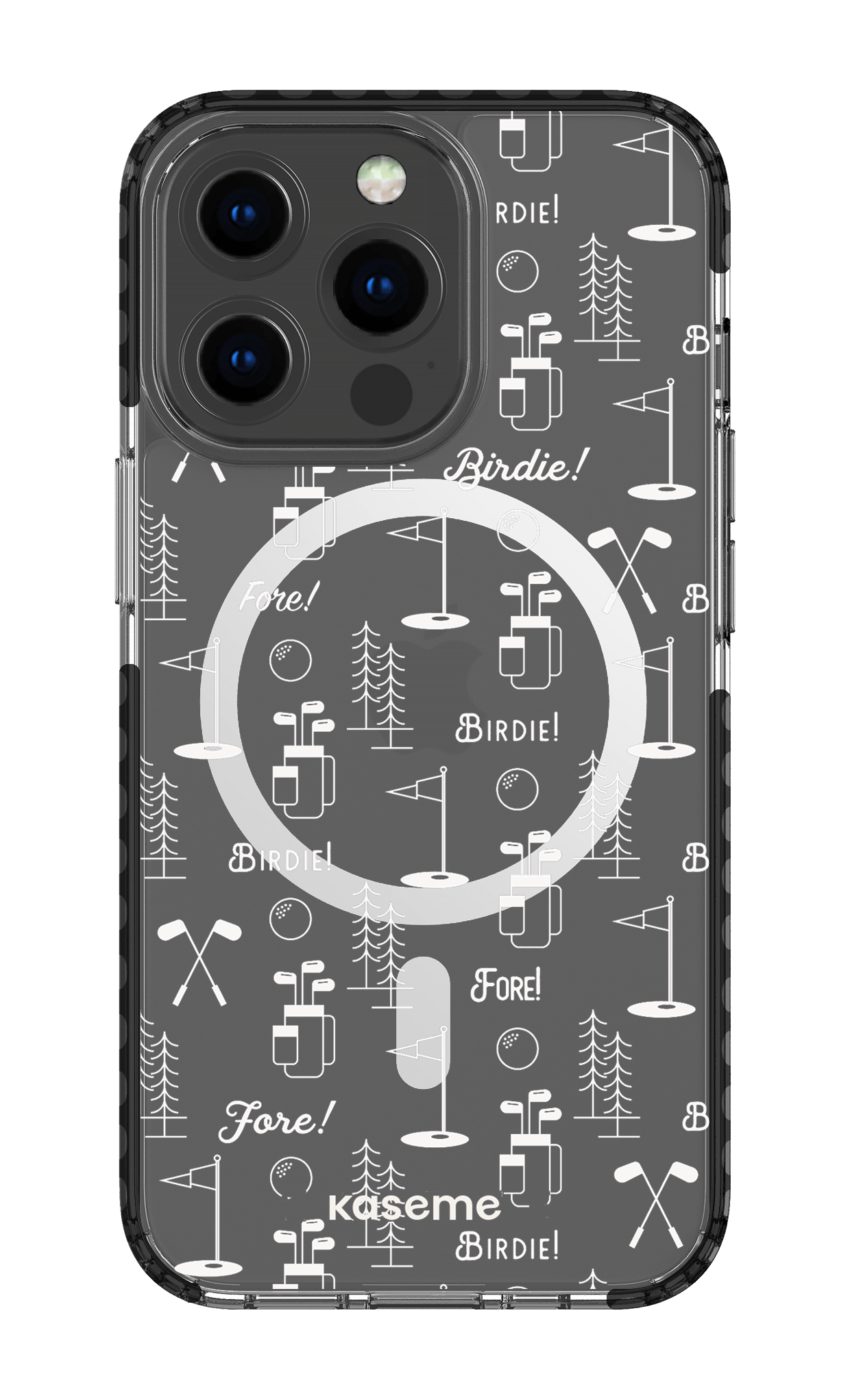 iPhone 13 Pro Clear Case Magsafe - Black Fore clear case -