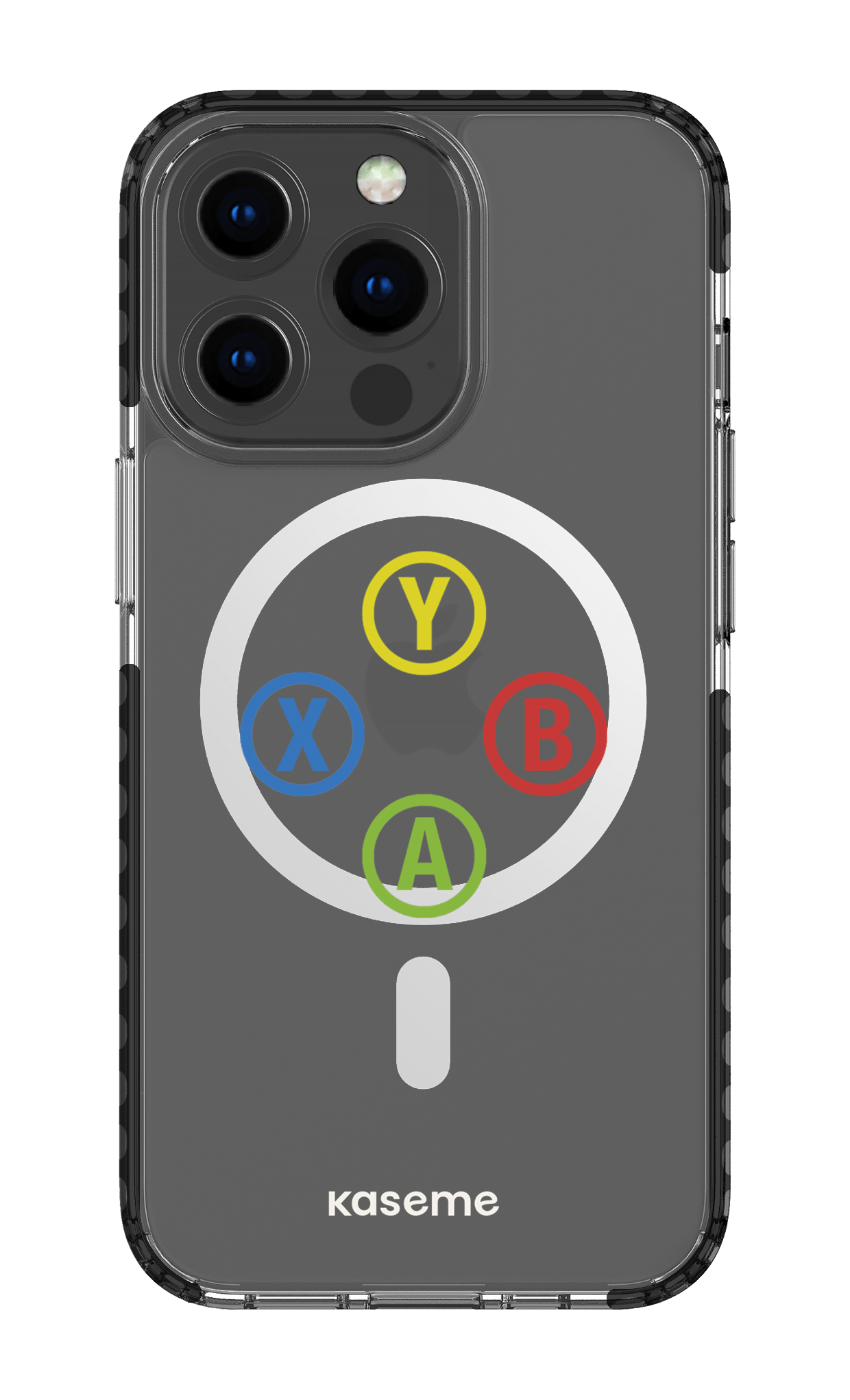 iPhone 13 Pro Clear Case Magsafe - Black Game clear case -