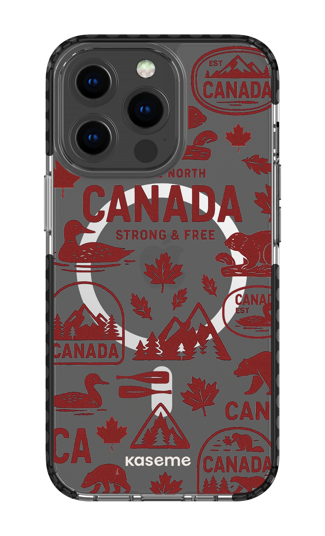 iPhone 13 Pro Clear Case Magsafe - Black Oh Canada -