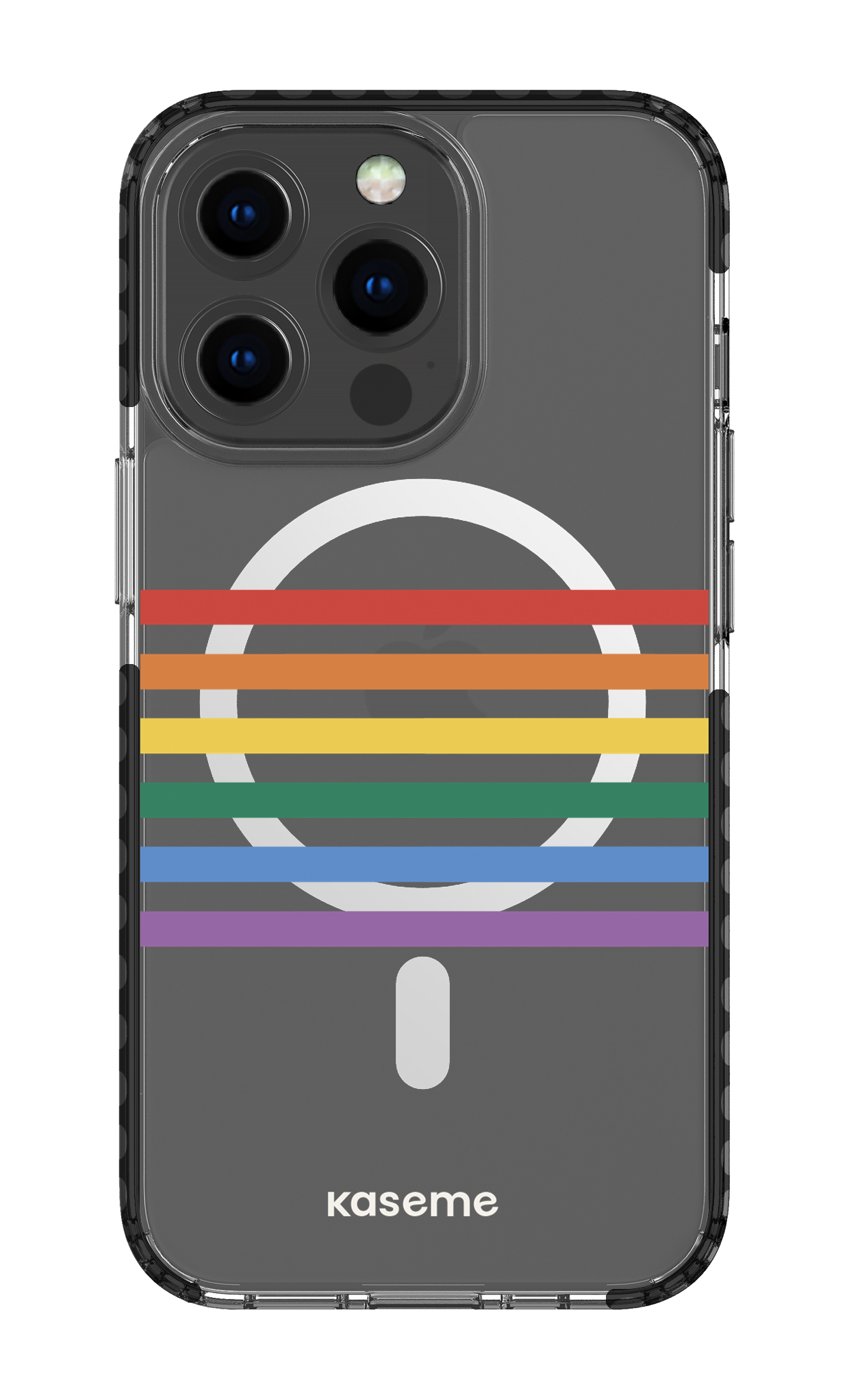 iPhone 13 Pro Clear Case Magsafe - Black Out and proud clear case -