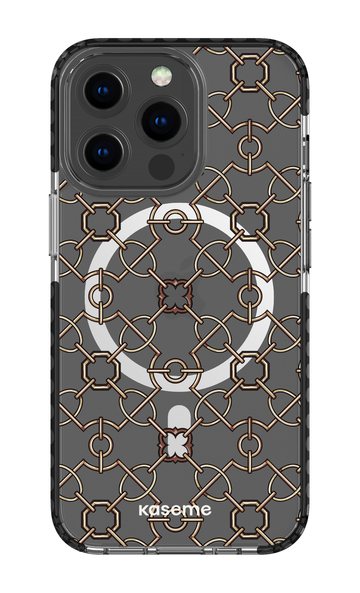 iPhone 13 Pro Clear Case Magsafe - Black Refined Clear Case -