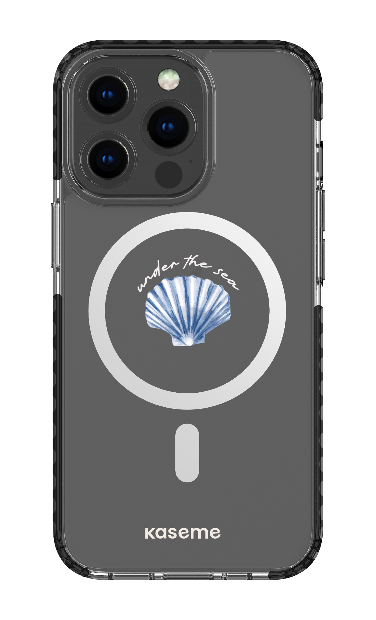 iPhone 13 Pro Clear Case Magsafe - Black Sealia Clear Case -