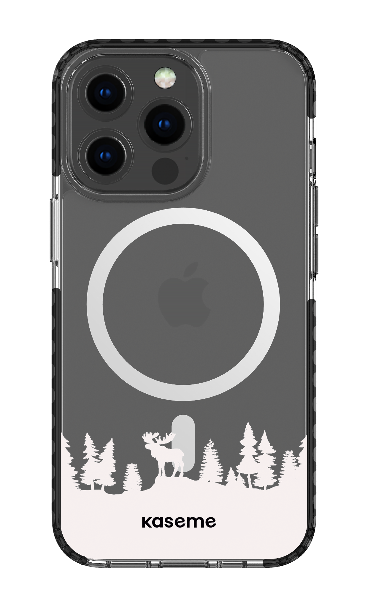 iPhone 13 Pro Clear Case Magsafe - Black The Moose Clear Case -