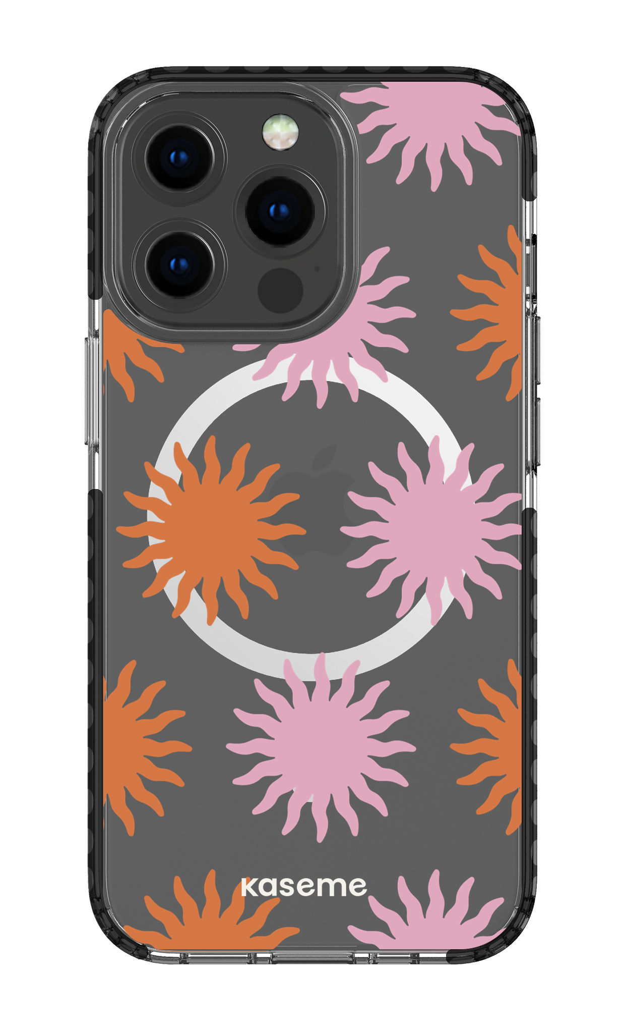 iPhone 13 Pro Clear Case Magsafe - Black Vitamin Sea Clear Case -