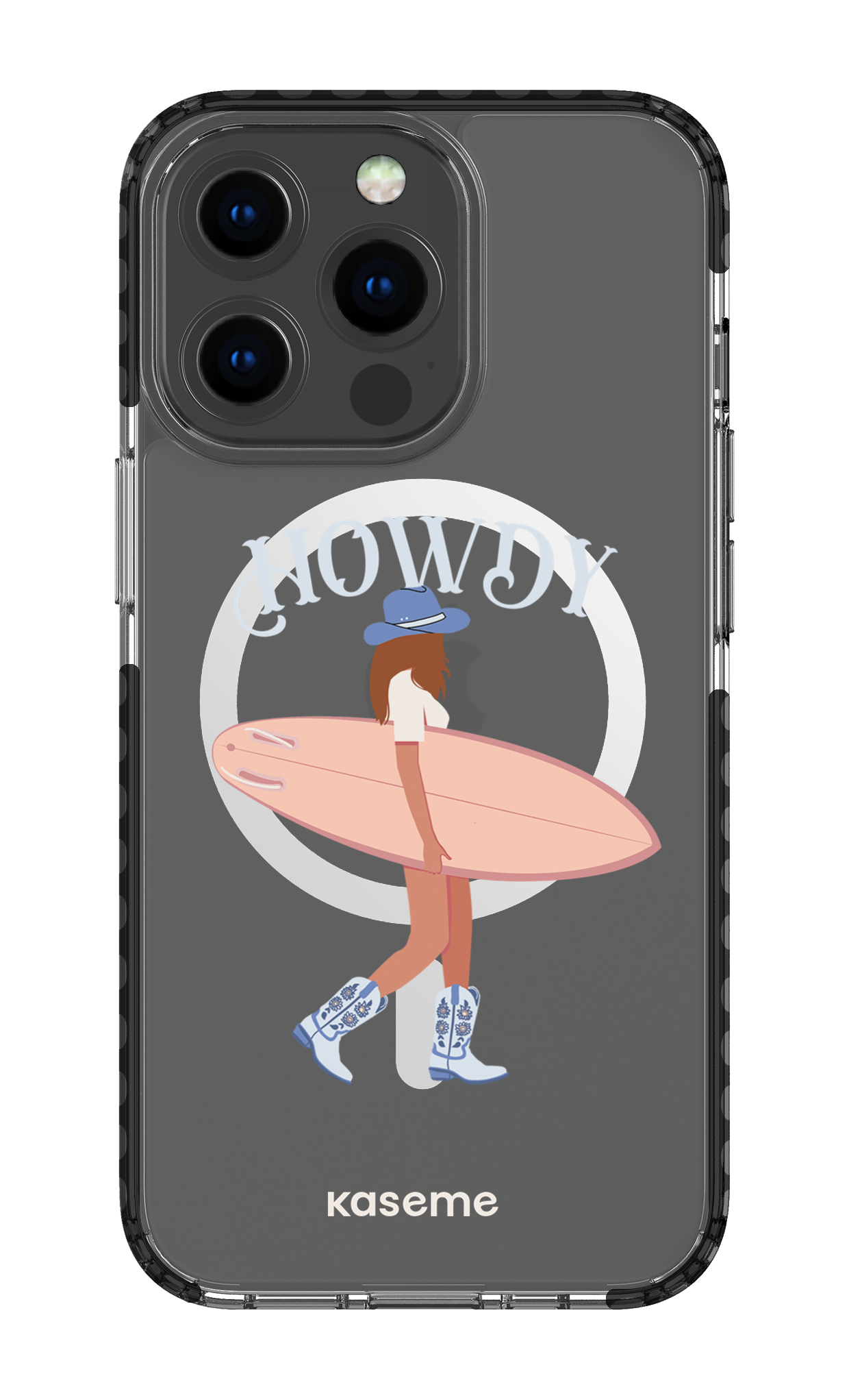 iPhone 13 Pro Clear Case Magsafe - Black Westsea Clear Case -