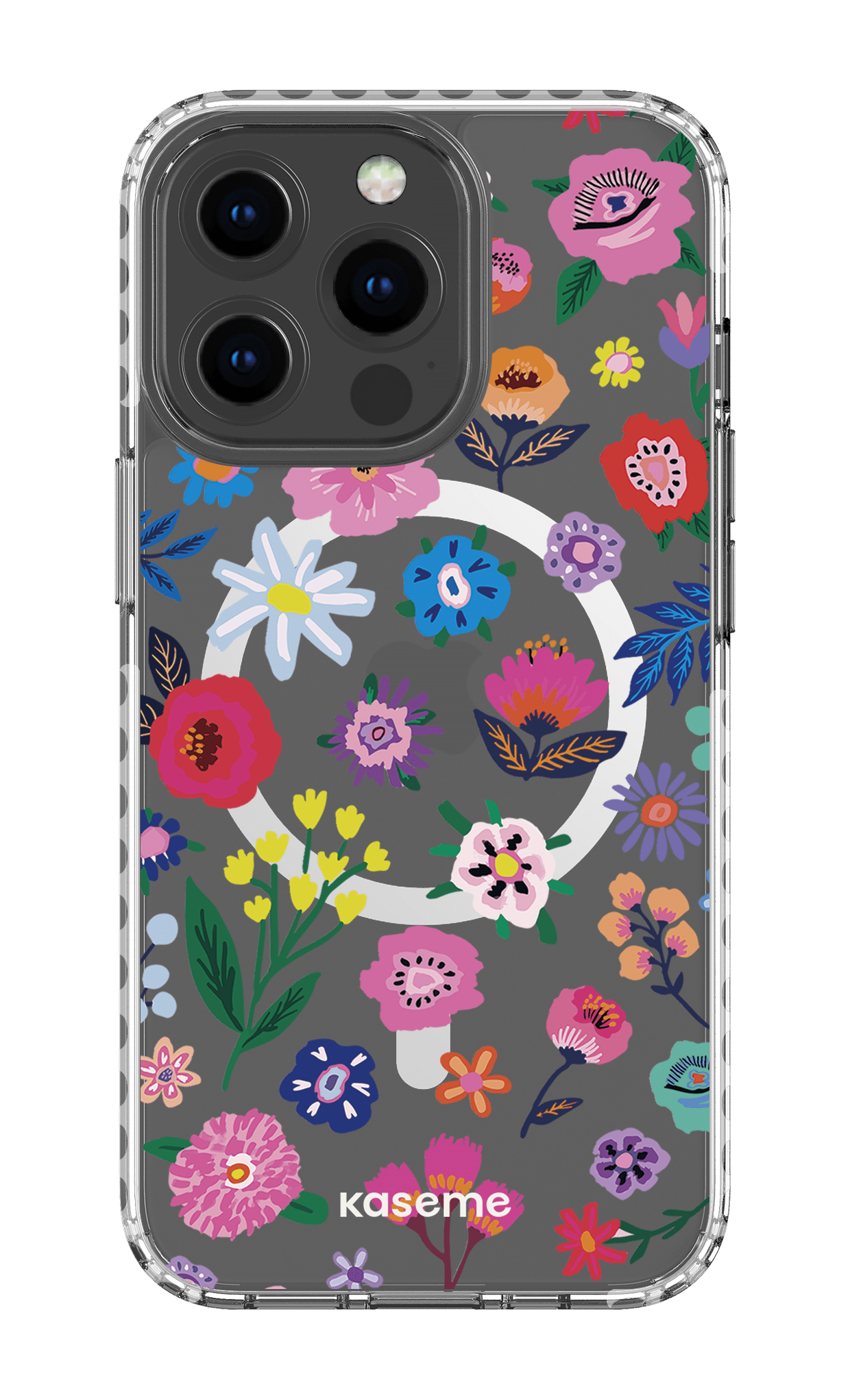 iPhone 13 Pro Clear Case Magsafe - White Aura Clear Case -