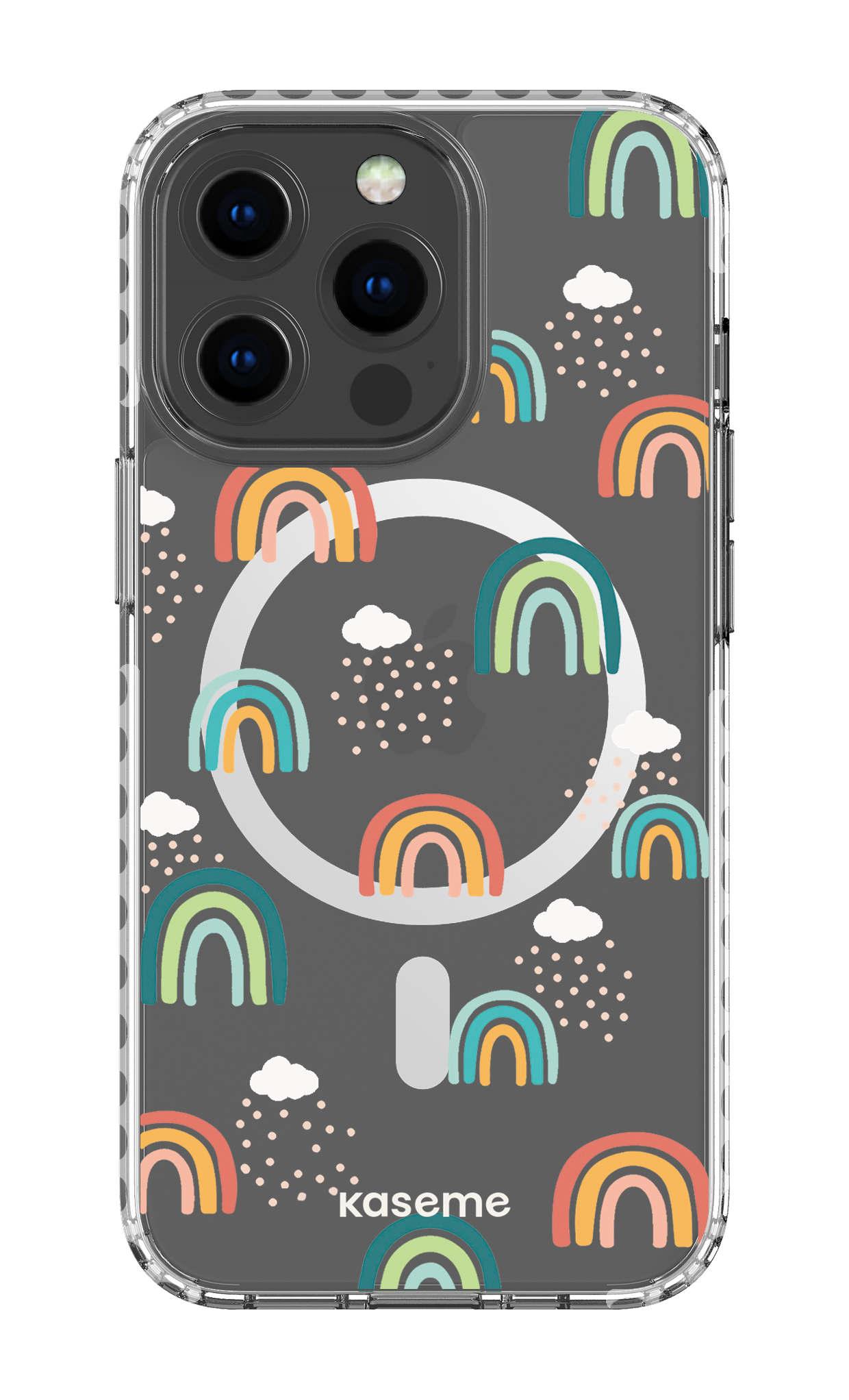 iPhone 13 Pro Clear Case Magsafe - White Be You Clear Case -