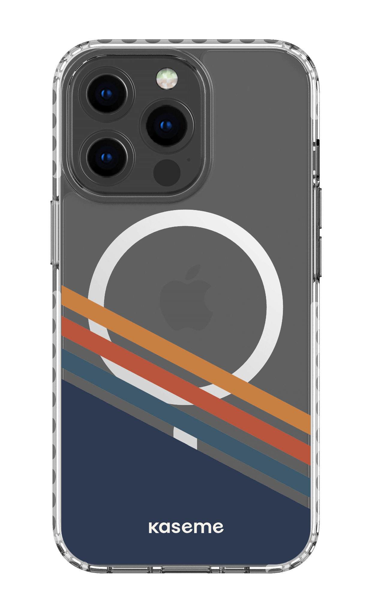 iPhone 13 Pro Clear Case Magsafe - White Bitter Clear Case -