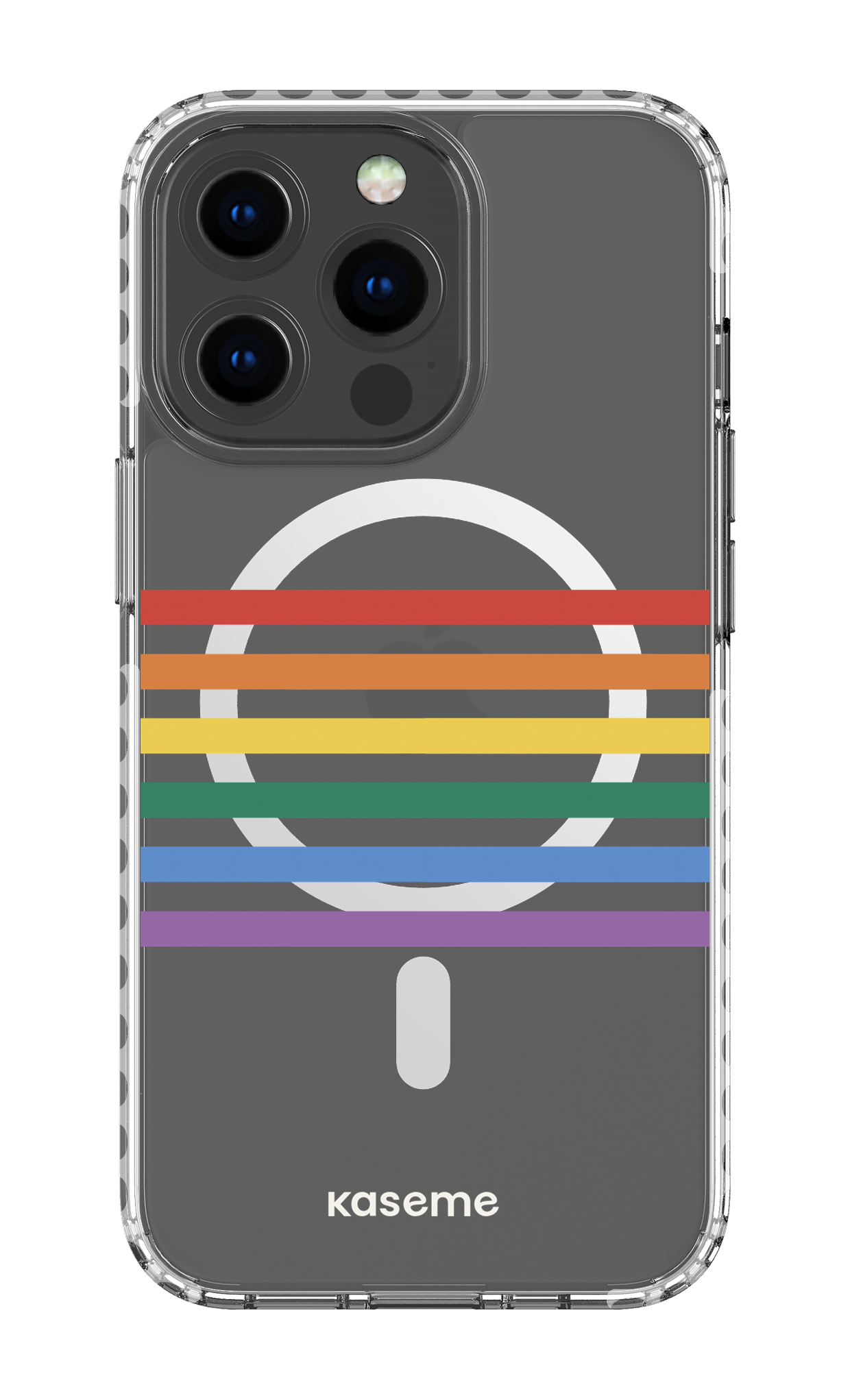 iPhone 13 Pro Clear Case Magsafe - White Out and proud clear case -