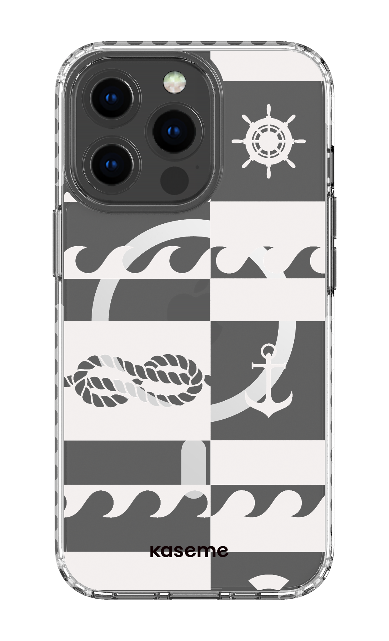 iPhone 13 Pro Clear Case Magsafe - White Sail Clear Case -