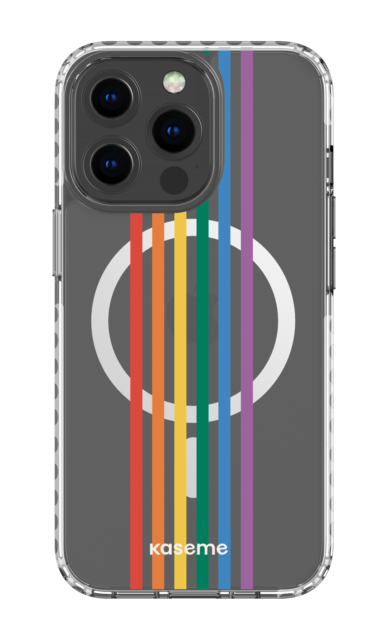 iPhone 13 Pro Clear Case Magsafe - White We're coming out Clear Case -