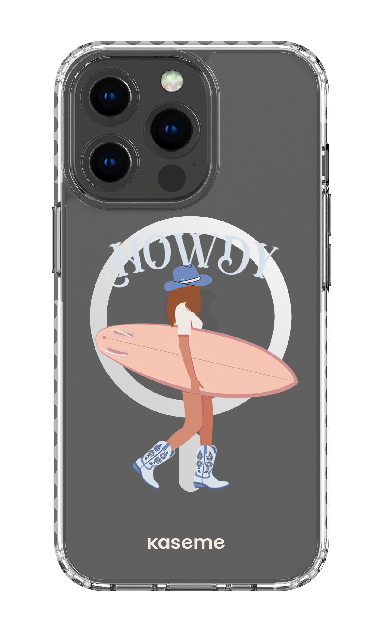 iPhone 13 Pro Clear Case Magsafe - White Westsea Clear Case -