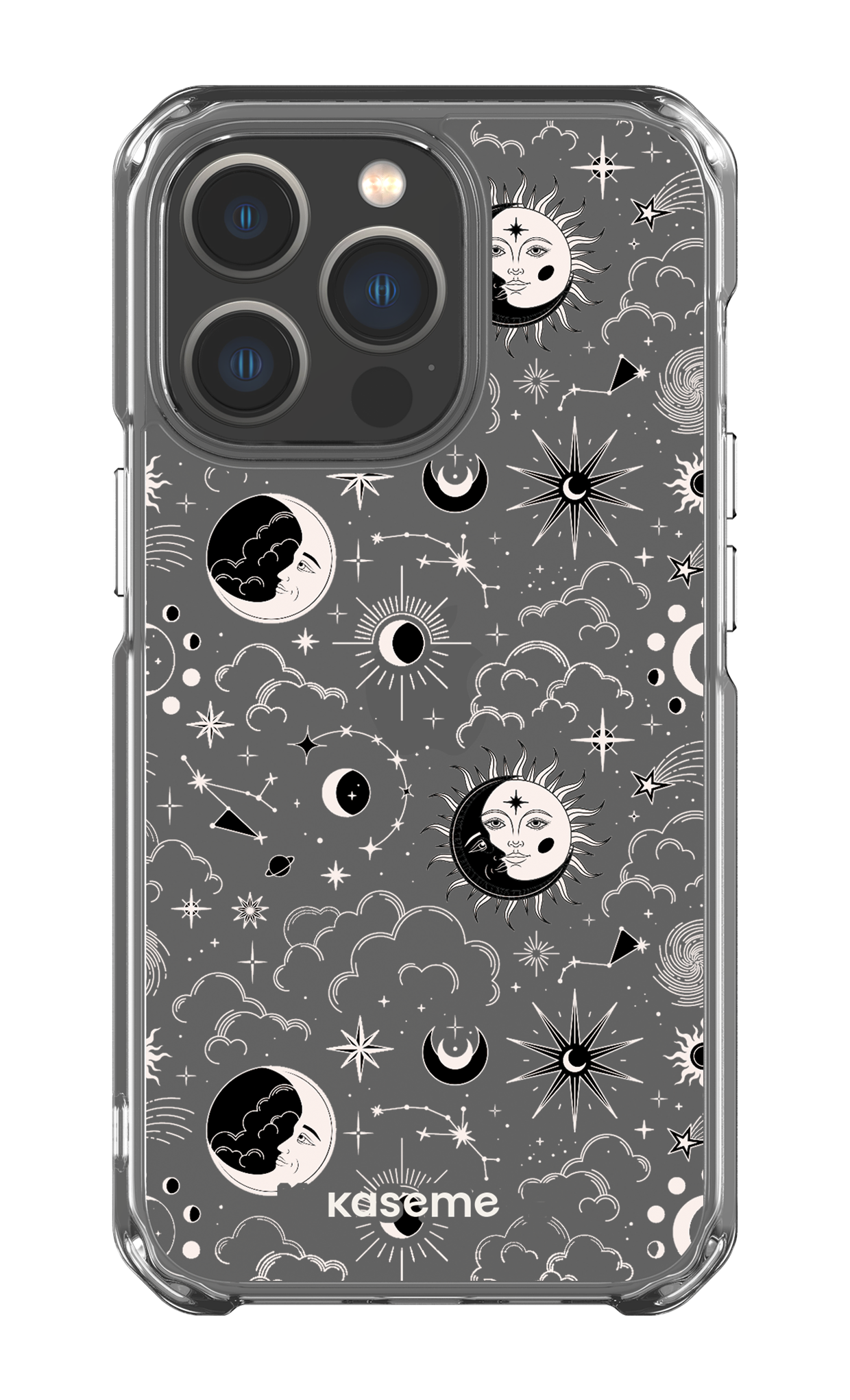 iPhone 13 Pro Clear Case Milky Way White Clear Case -