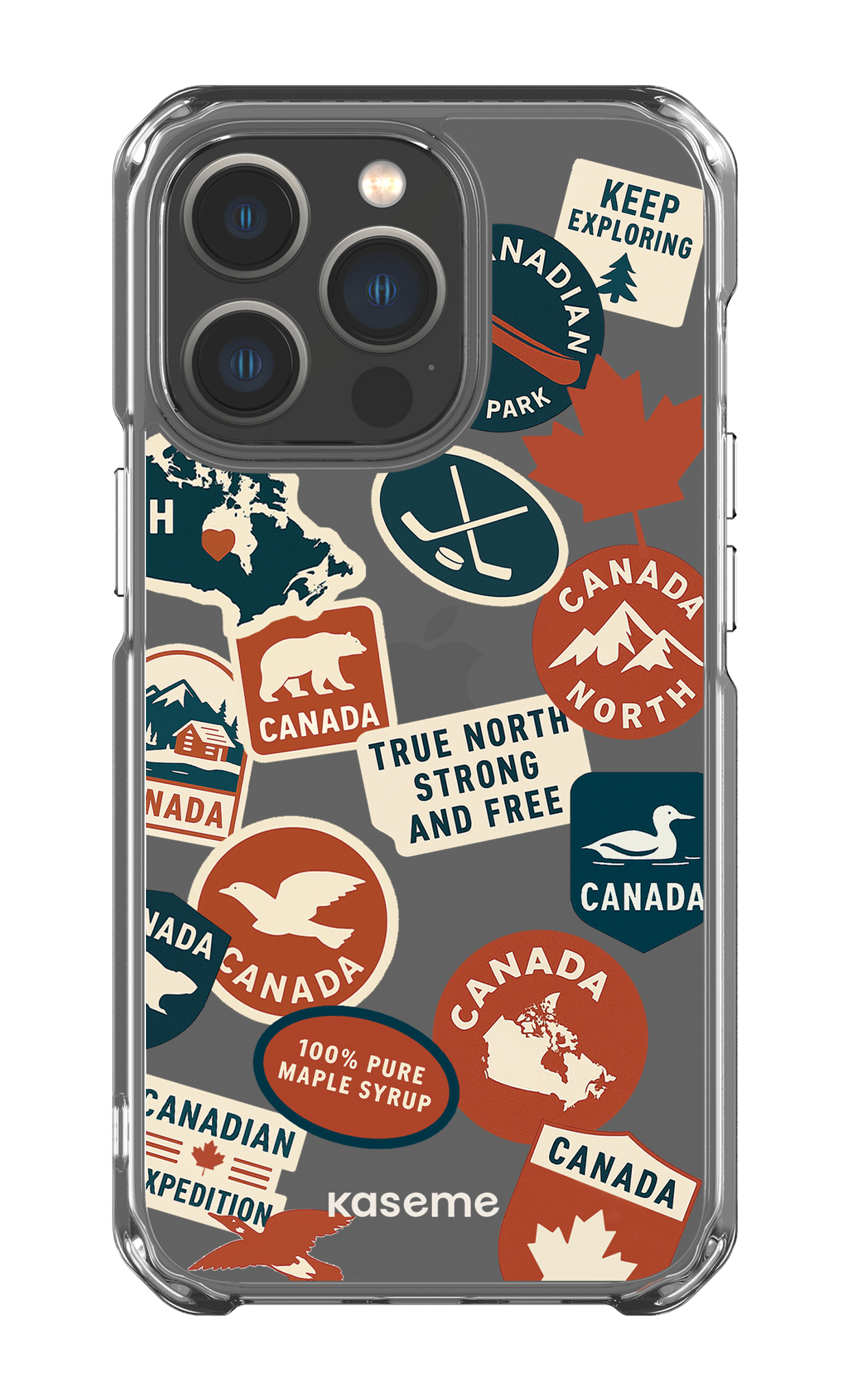 iPhone 13 Pro Clear Case Oh Maple -