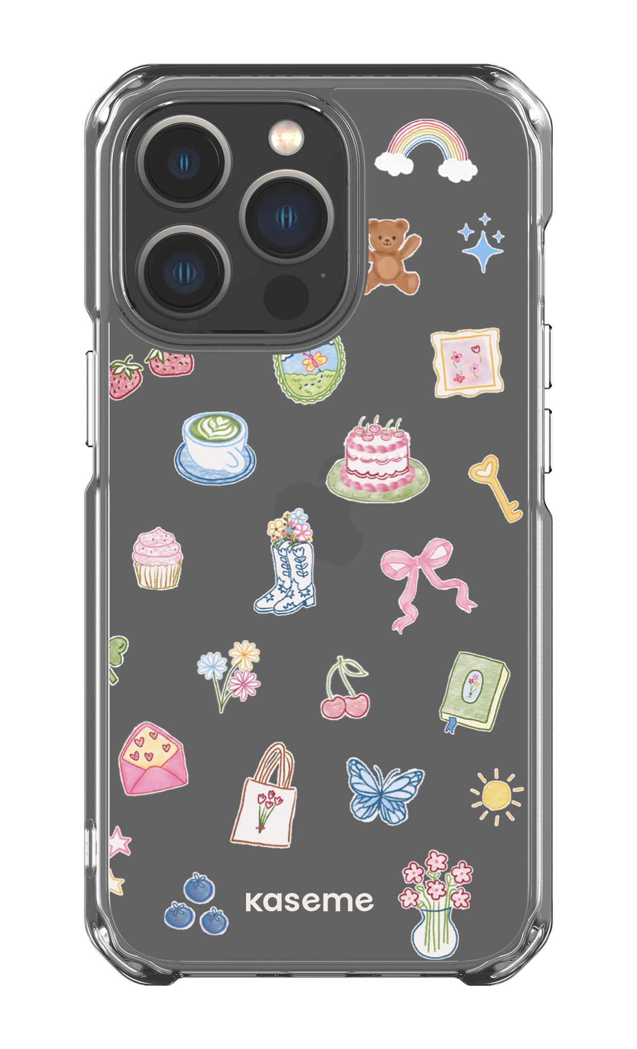 iPhone 13 Pro Clear Case Poetry Clear Case -