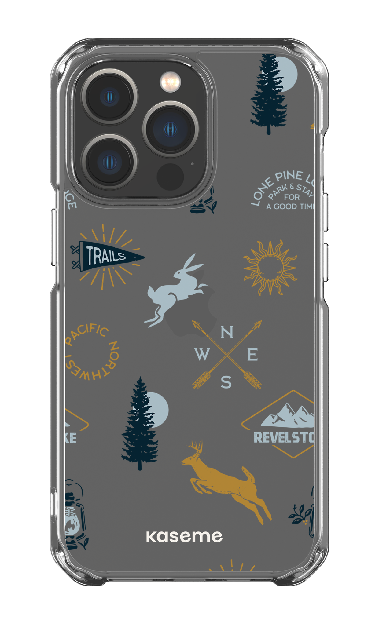 iPhone 13 Pro Clear Case Revelstoke white Clear Case -