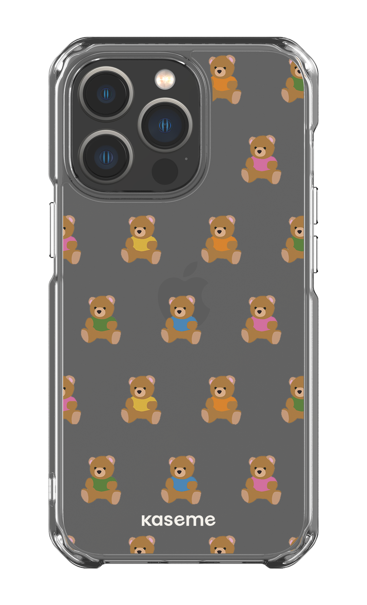 iPhone 13 Pro Clear Case Teddy Clear Case -