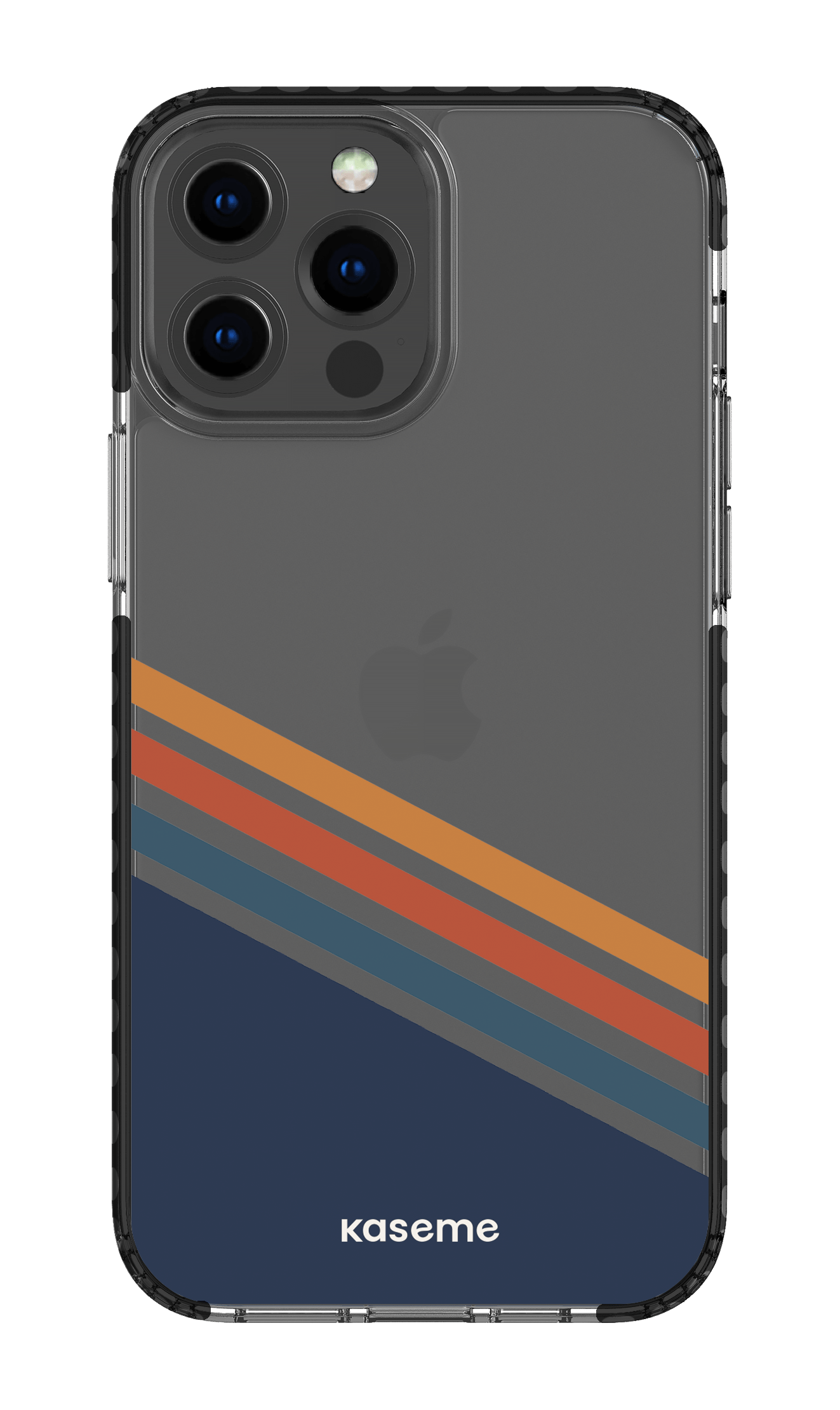 iPhone 13 Pro Max Clear Case - Black Bitter Clear Case -