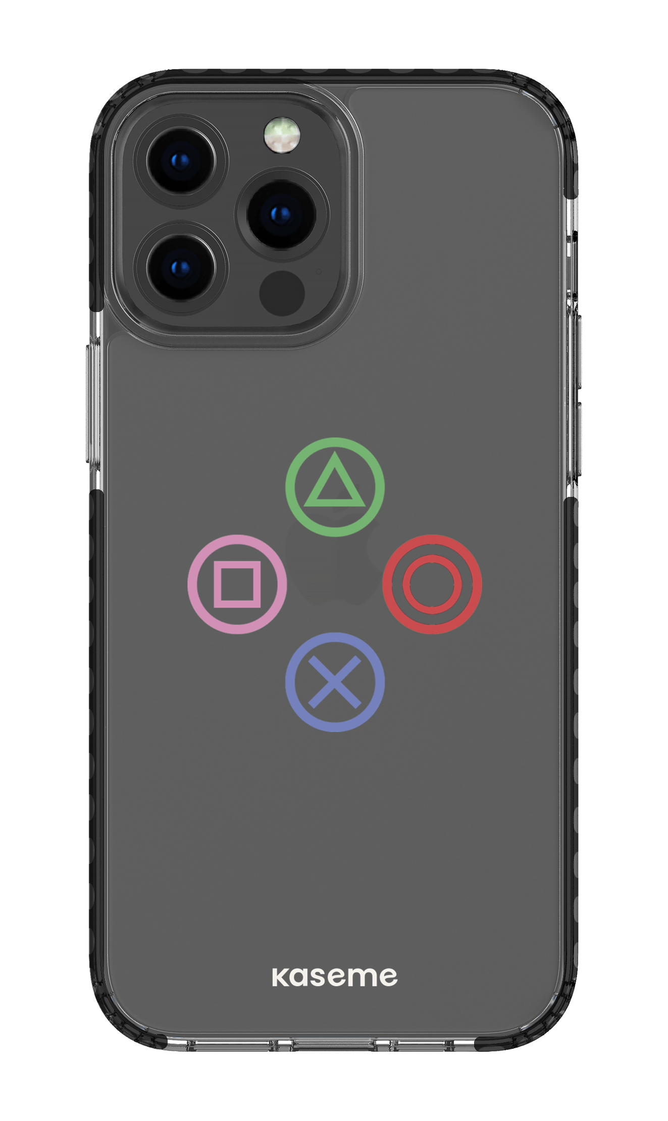 iPhone 13 Pro Max Clear Case - Black Console Clear Case -