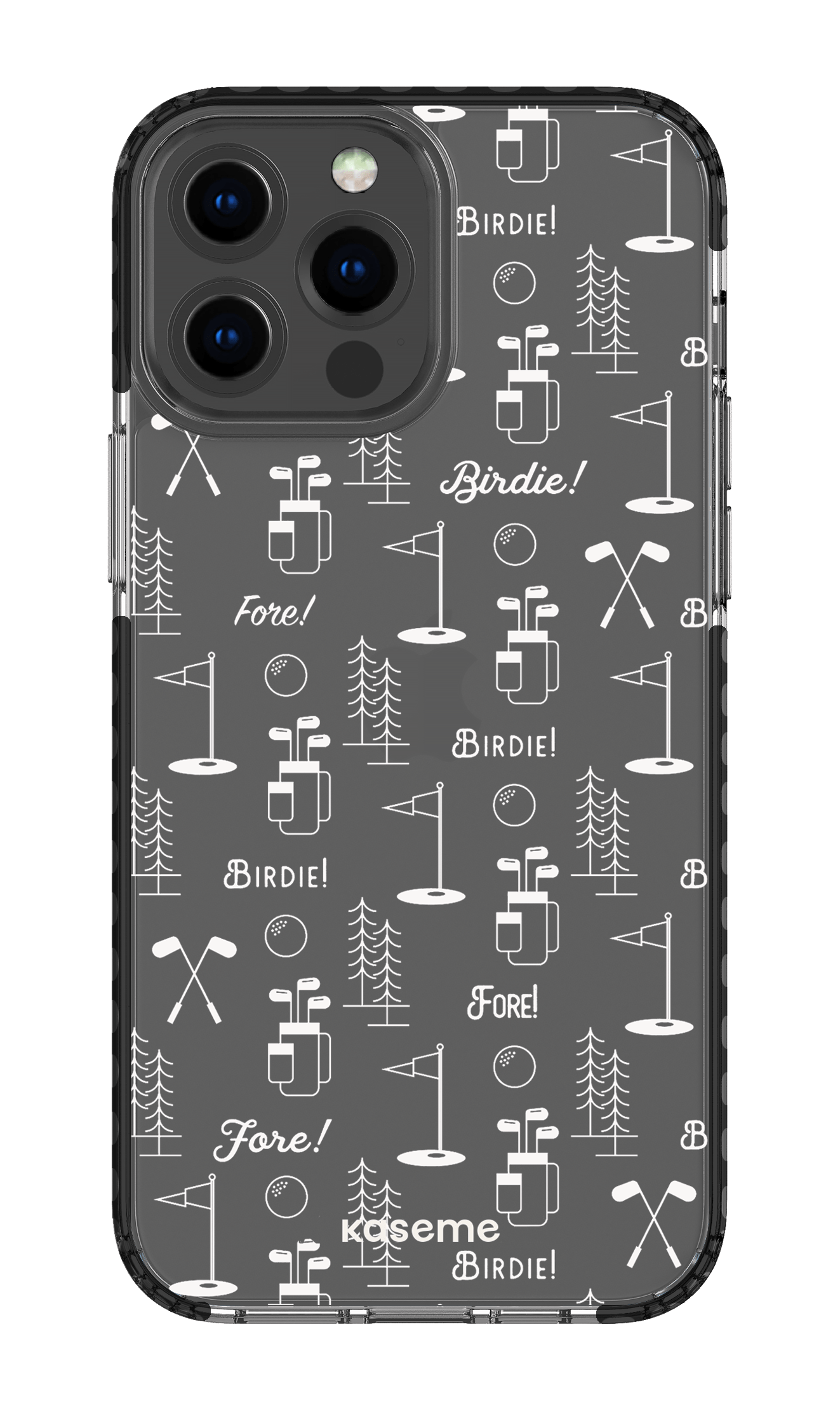 iPhone 13 Pro Max Clear Case - Black Fore clear case -