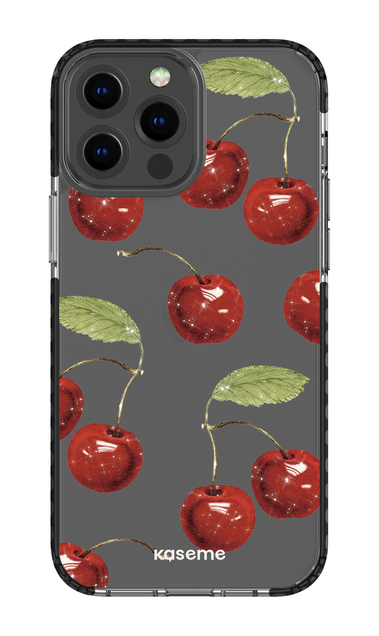 iPhone 13 Pro Max Clear Case - Black Juicy Clear Case -