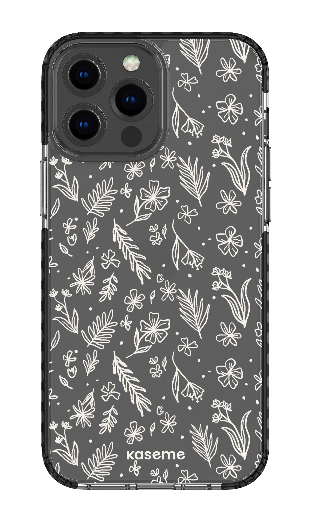 iPhone 13 Pro Max Clear Case - Black Olive Branch Clear Case -