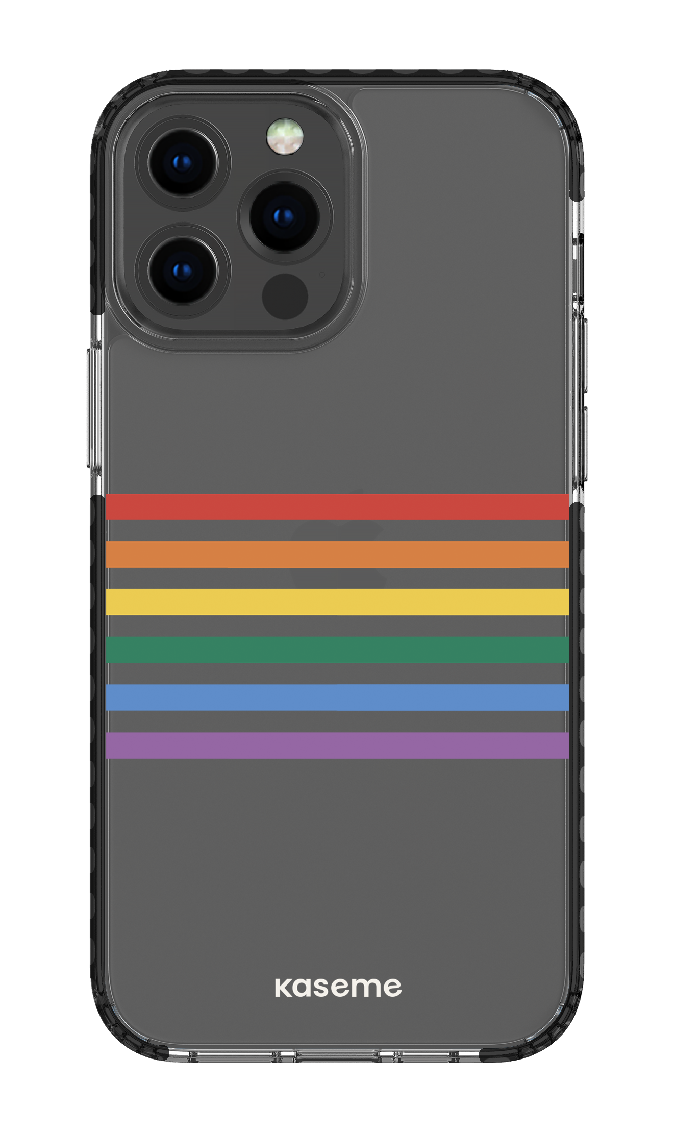 iPhone 13 Pro Max Clear Case - Black Out and proud clear case -