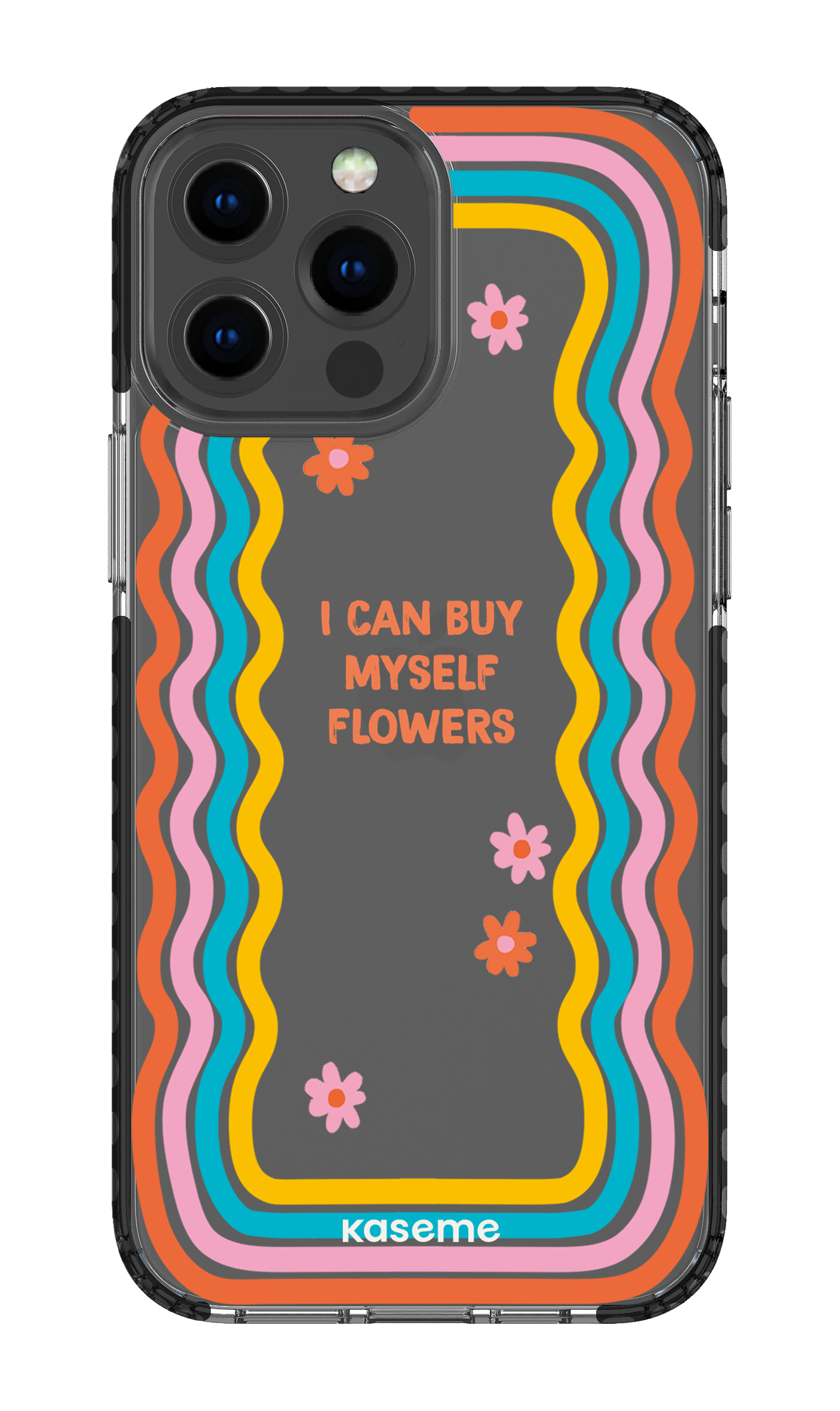iPhone 13 Pro Max Clear Case - Black She Can Clear Case -