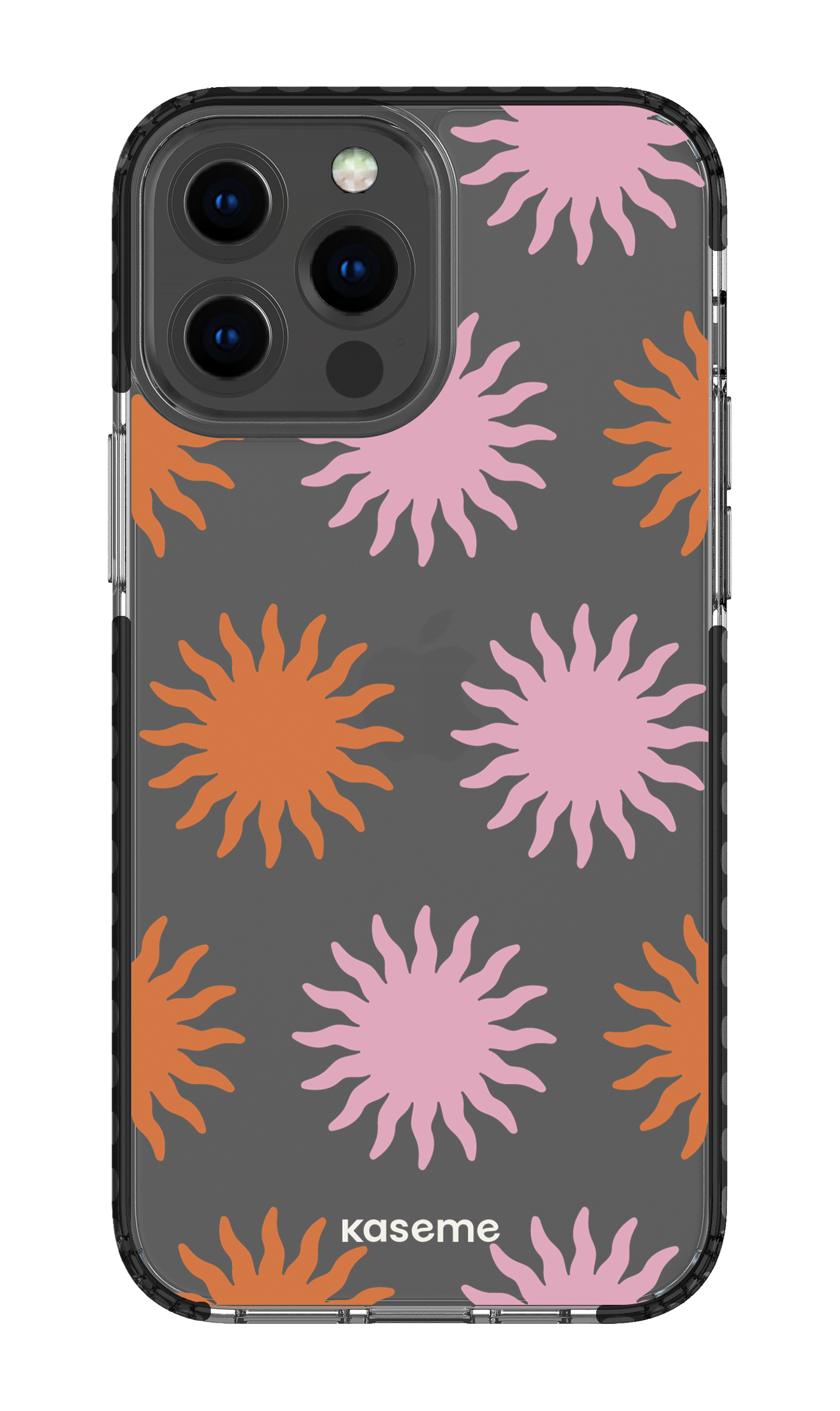 iPhone 13 Pro Max Clear Case - Black Vitamin Sea Clear Case -