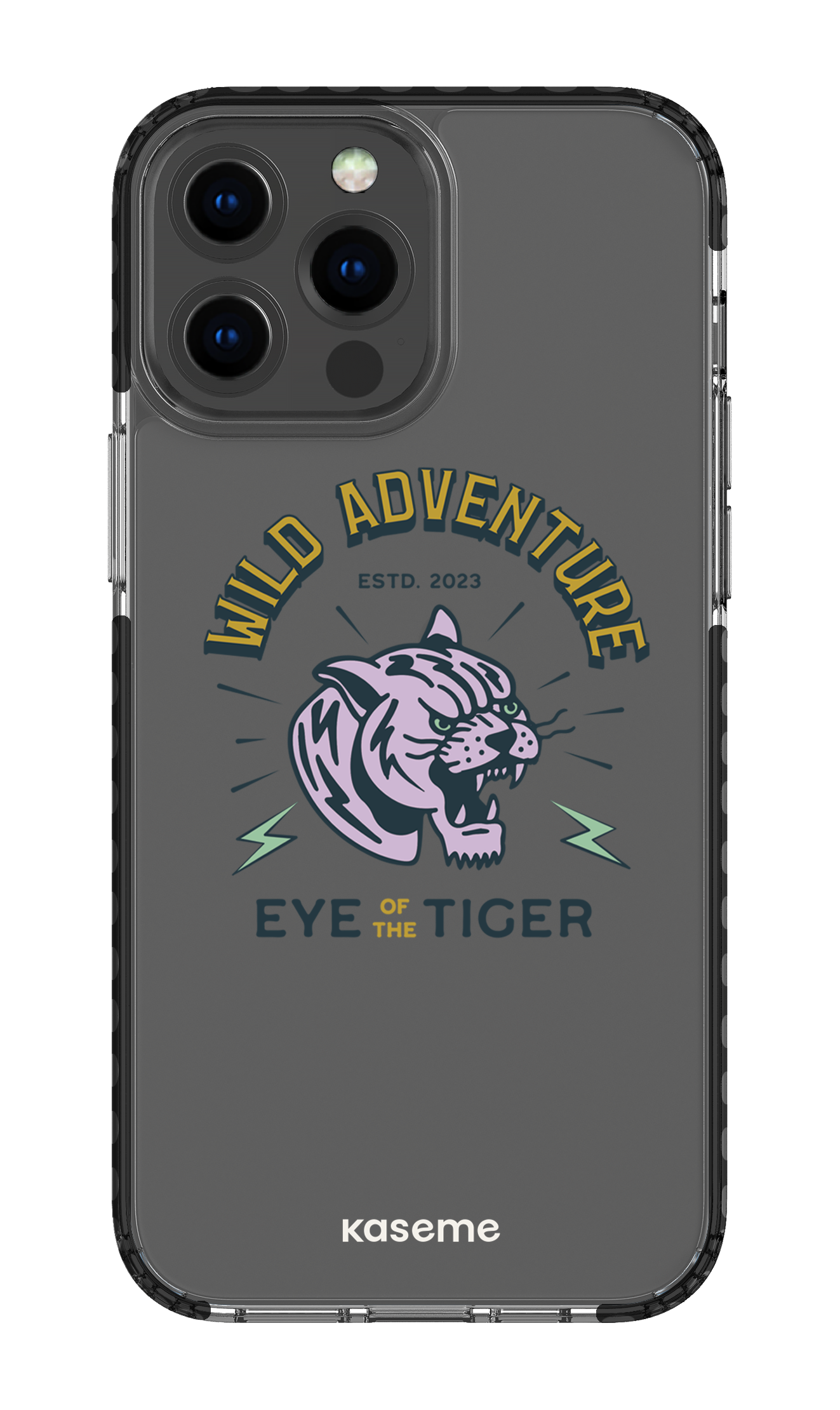 iPhone 13 Pro Max Clear Case - Black Wildcats clear case -