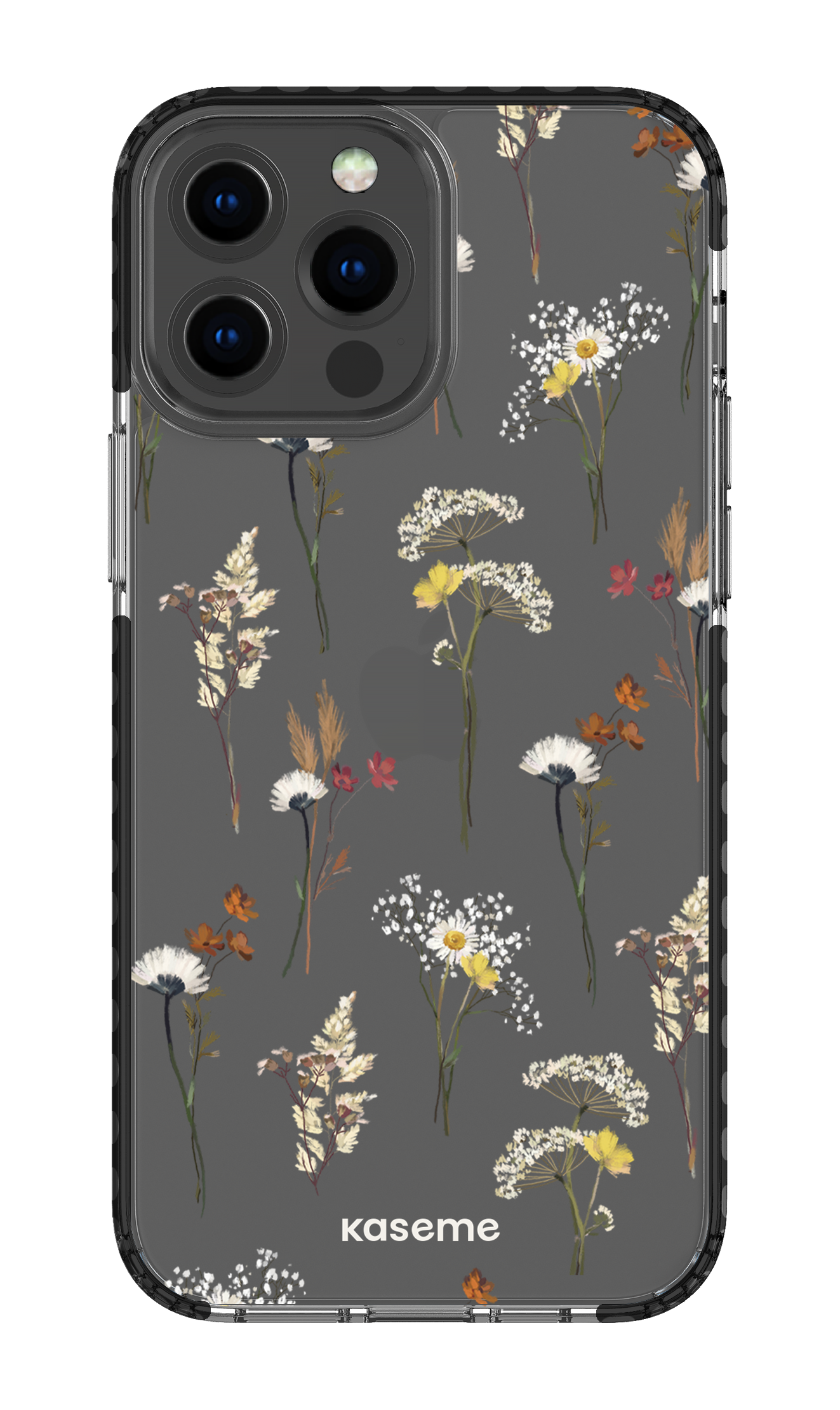 iPhone 13 Pro Max Clear Case - Black Wilderness Clear Case -