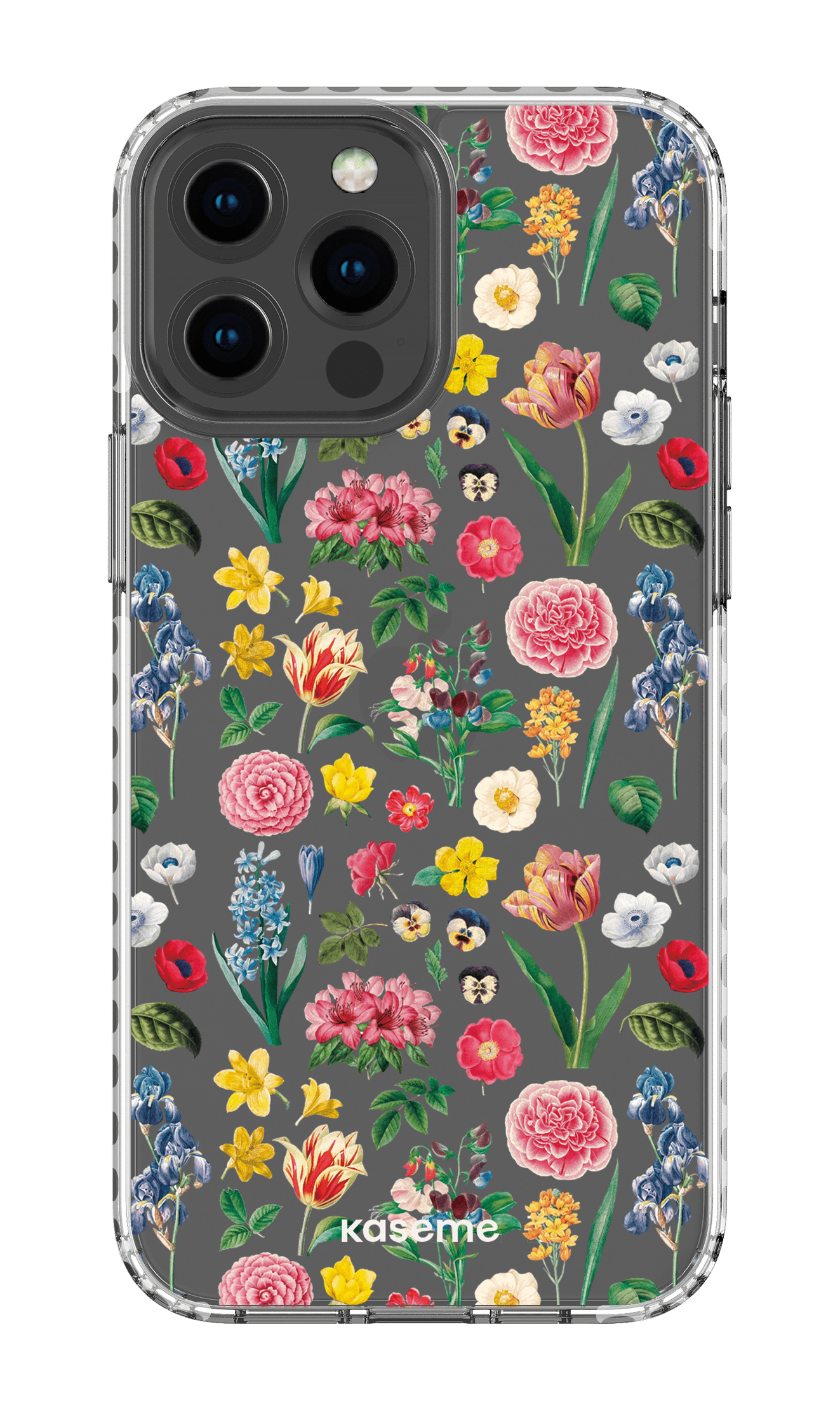 iPhone 13 Pro Max Clear Case - White Amelia Clear Case -