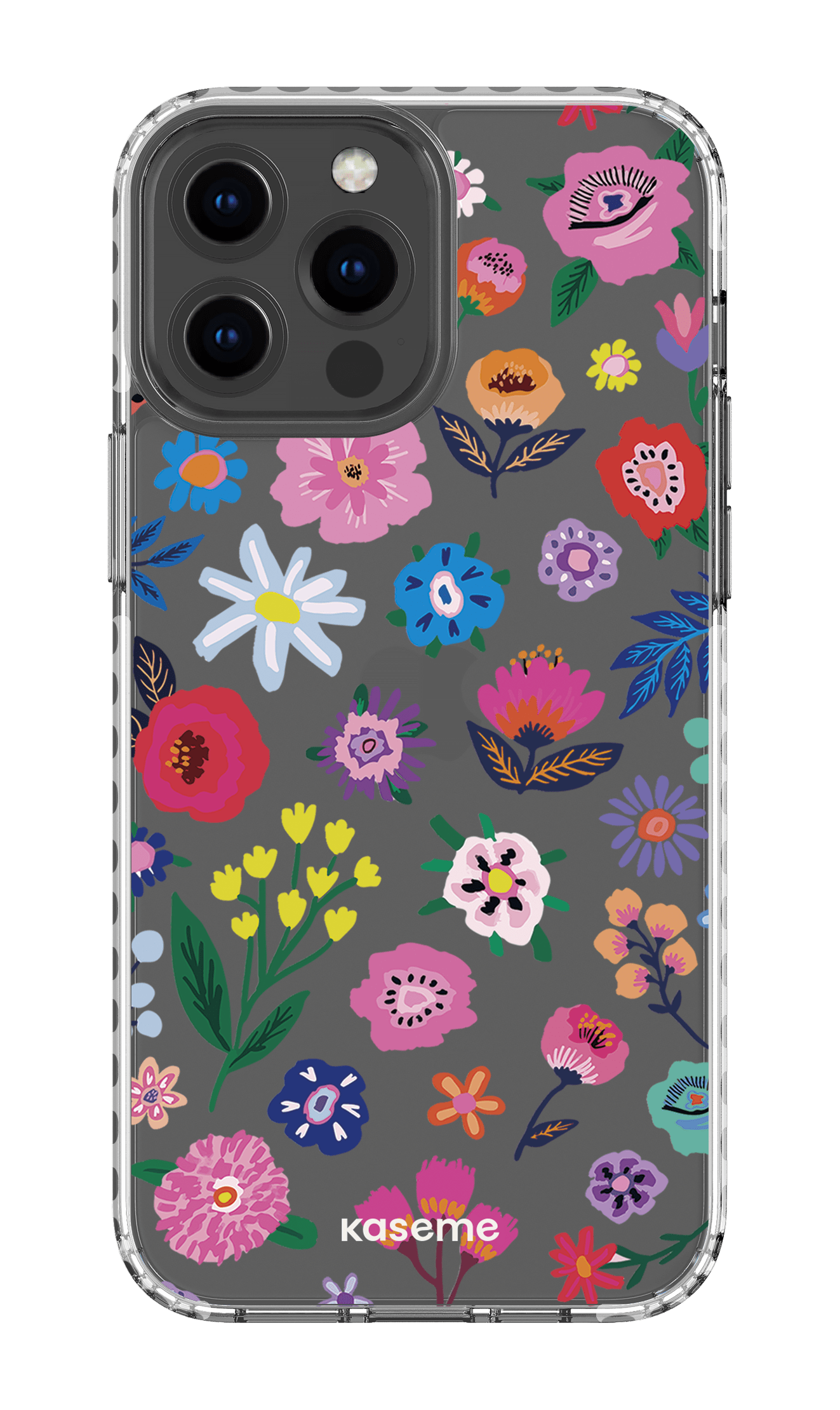 iPhone 13 Pro Max Clear Case - White Aura Clear Case -