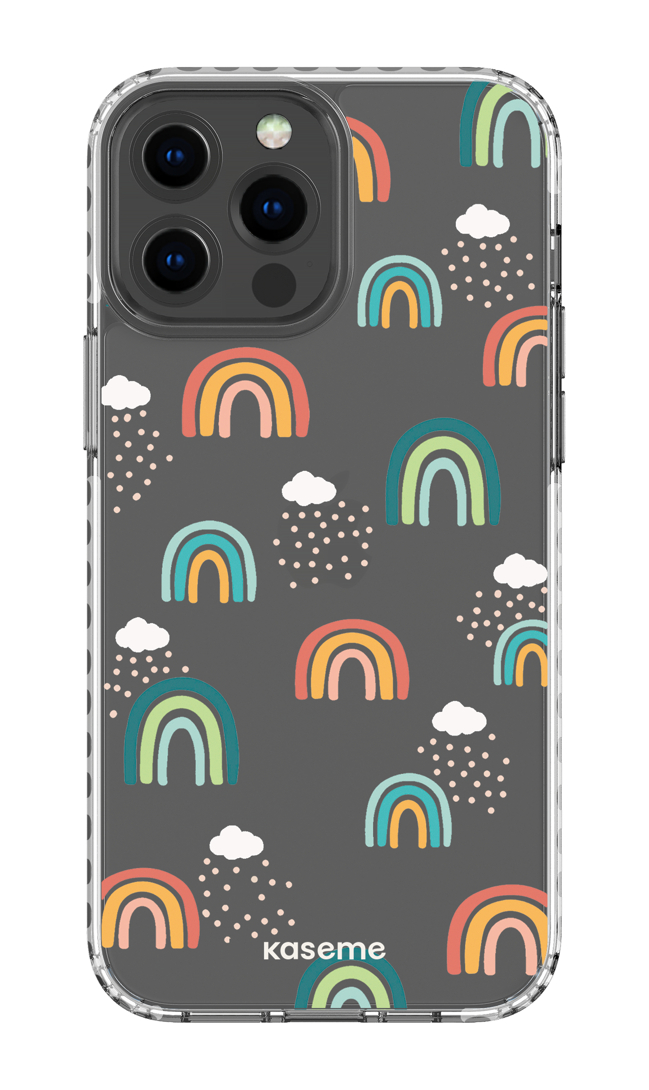 iPhone 13 Pro Max Clear Case - White Be You Clear Case -