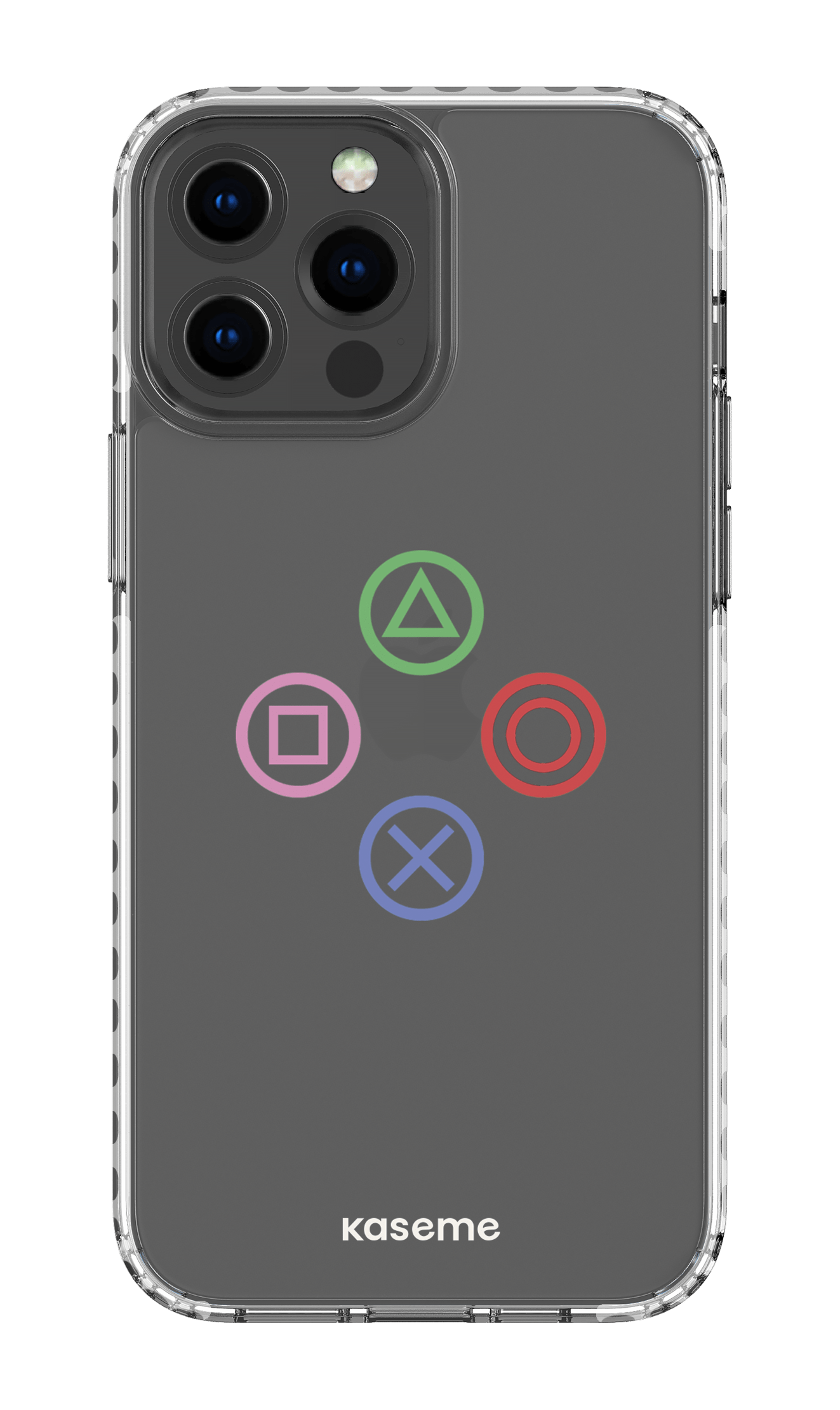 iPhone 13 Pro Max Clear Case - White Console clear case -