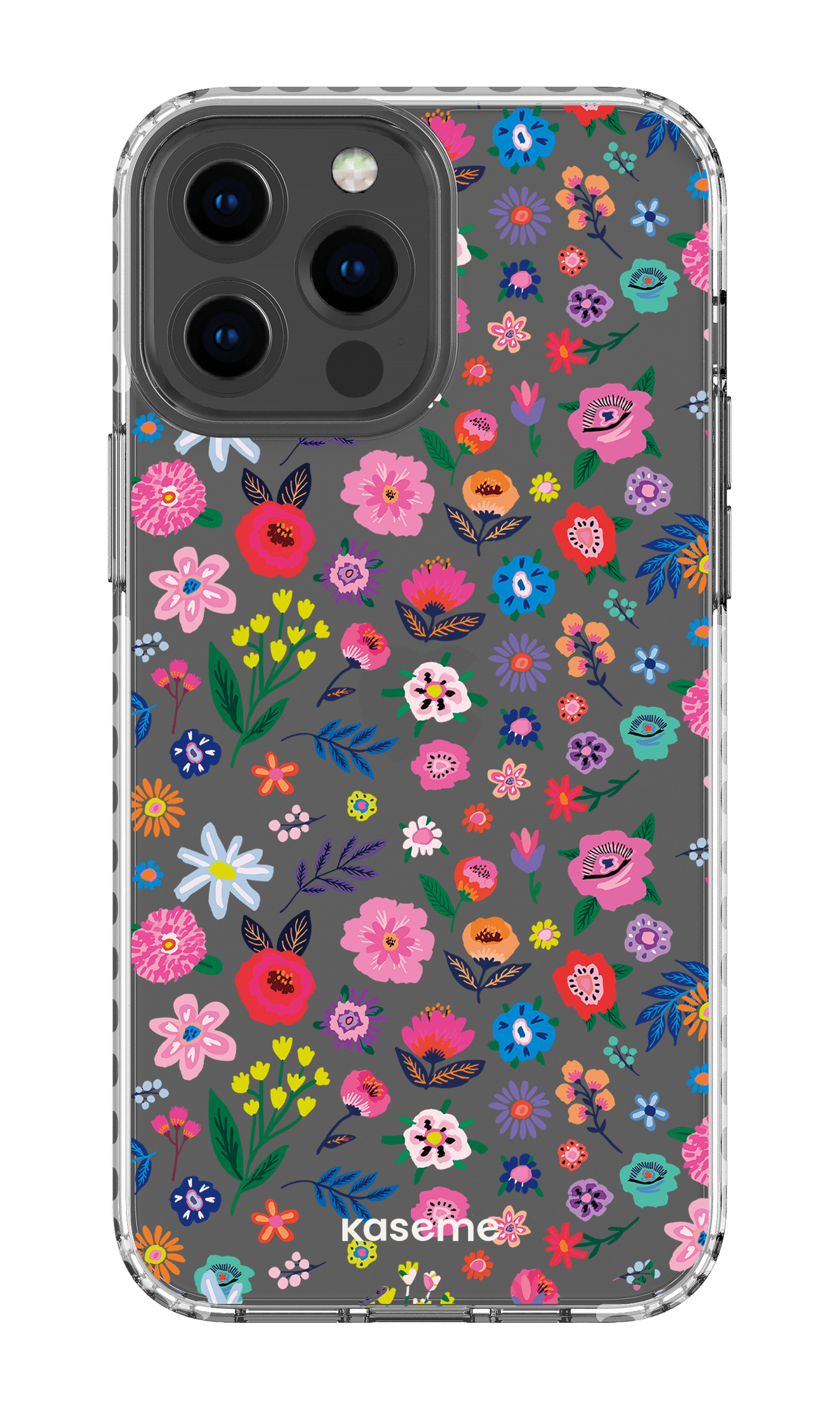 iPhone 13 Pro Max Clear Case - White Hallucinate Clear Case -