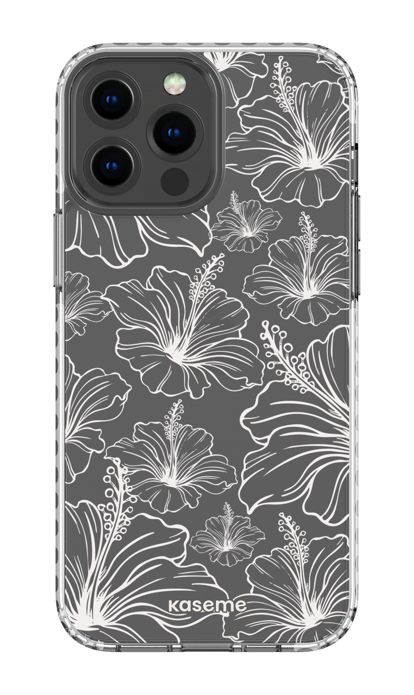 iPhone 13 Pro Max Clear Case - White Kahala Clear Case -