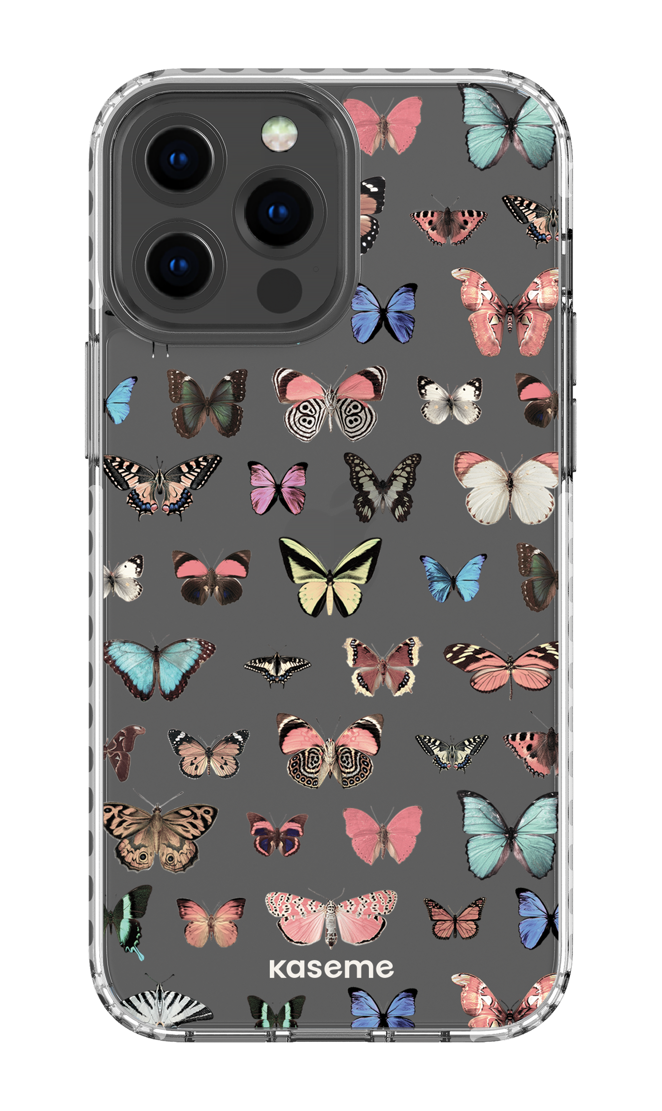 iPhone 13 Pro Max Clear Case - White Paloma clear case -