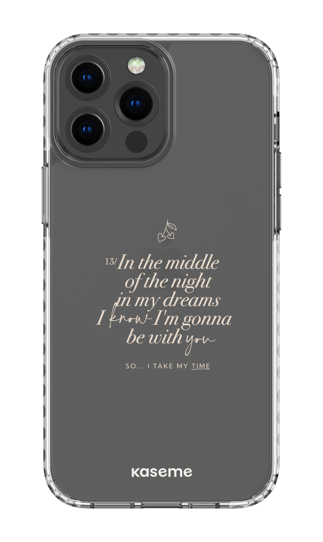 iPhone 13 Pro Max Clear Case - White Ready For It Clear Case -