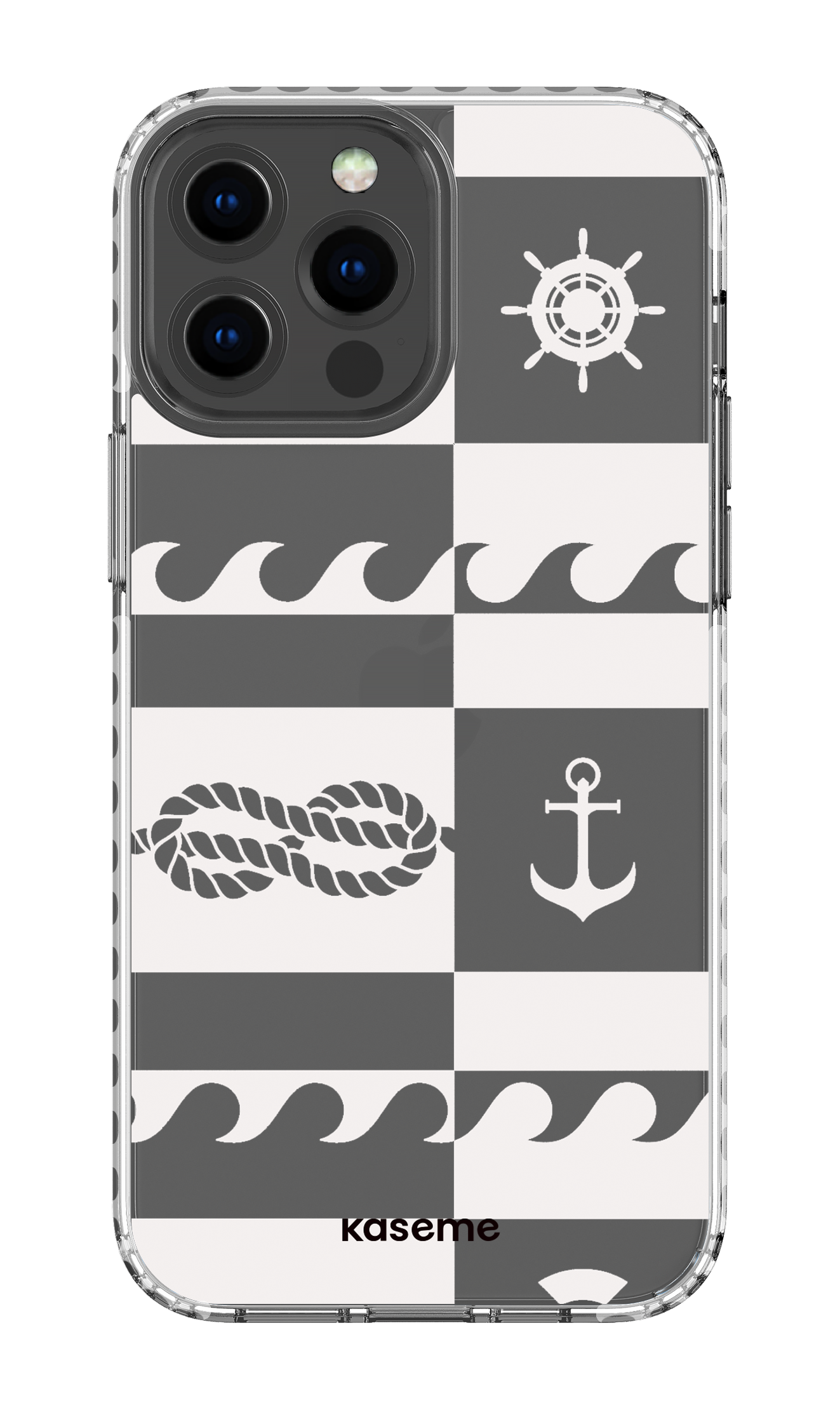 iPhone 13 Pro Max Clear Case - White Sail Clear Case -