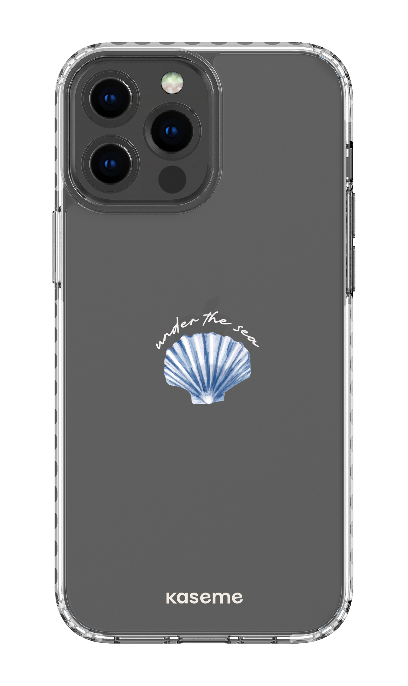 iPhone 13 Pro Max Clear Case - White Sealia Clear Case -