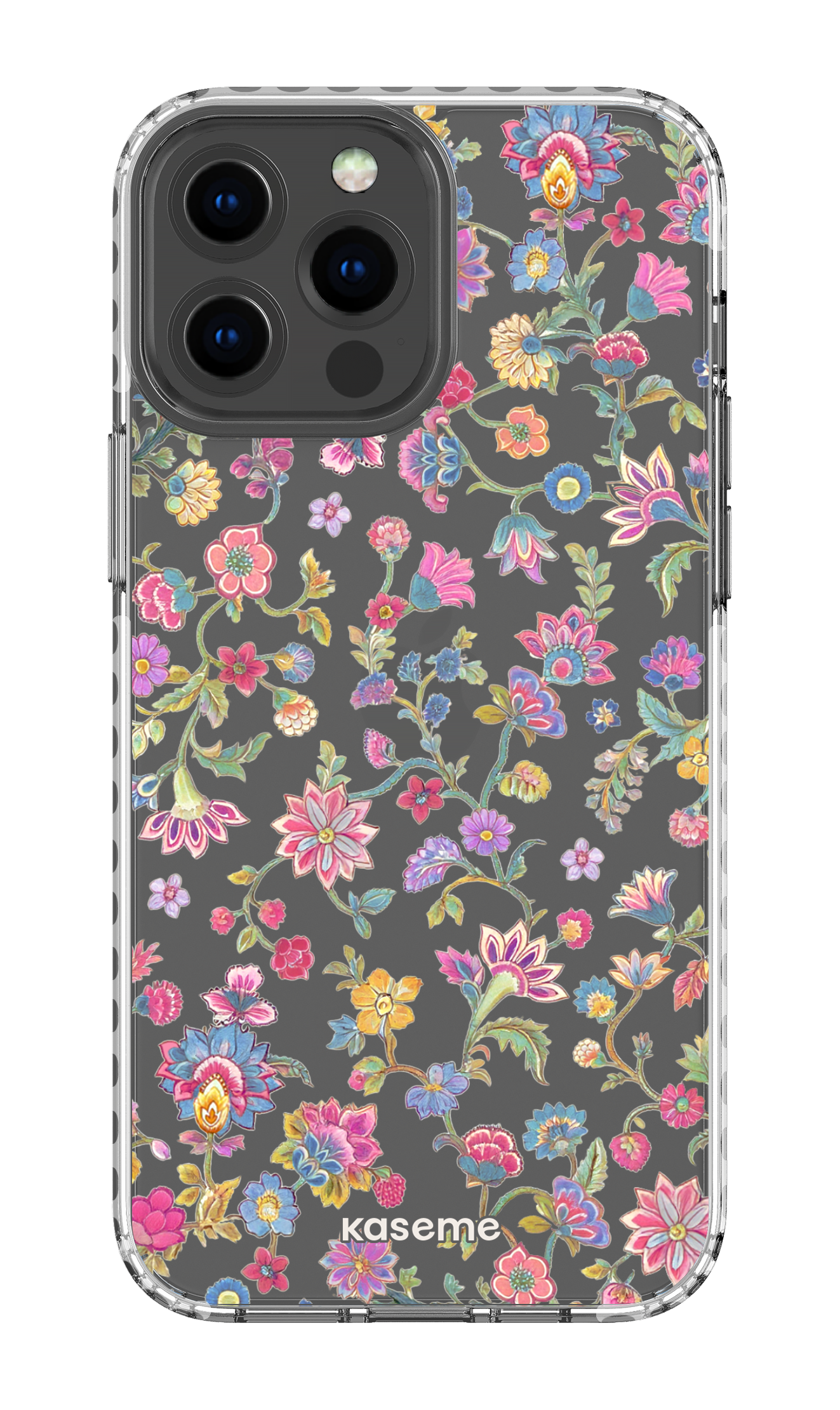 iPhone 13 Pro Max Clear Case - White Secret Garden Clear Case -