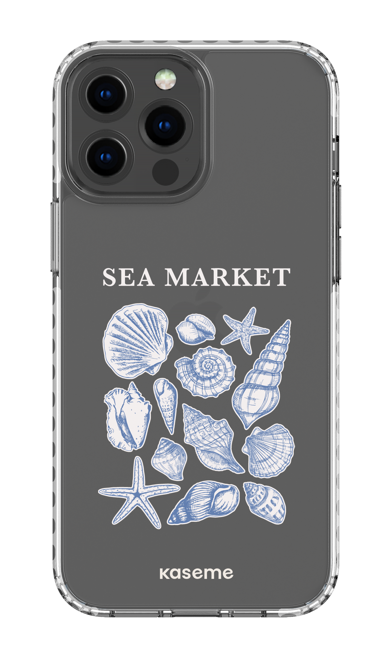 iPhone 13 Pro Max Clear Case - White Souvenir Clear Case -