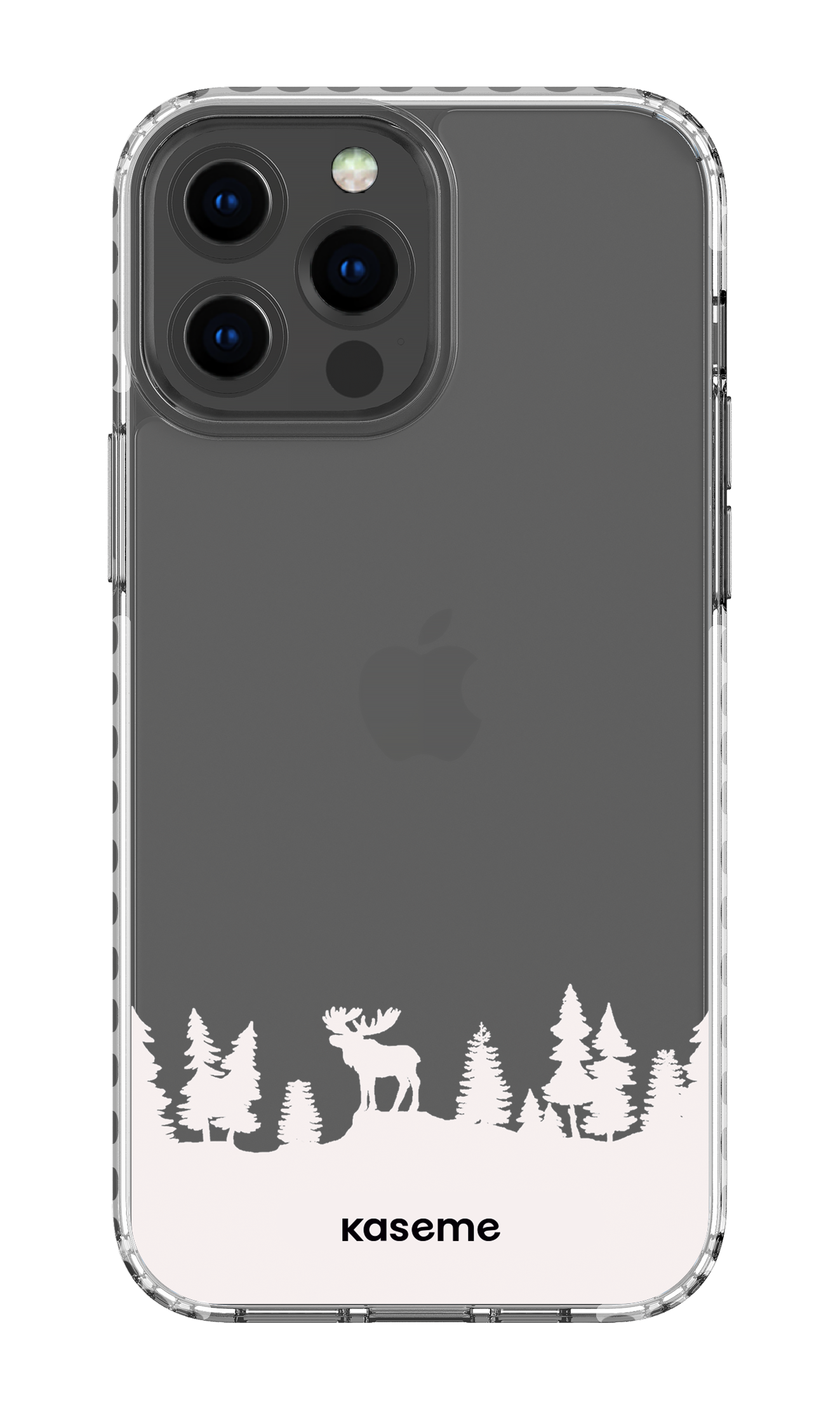 iPhone 13 Pro Max Clear Case - White The Moose Clear Case -