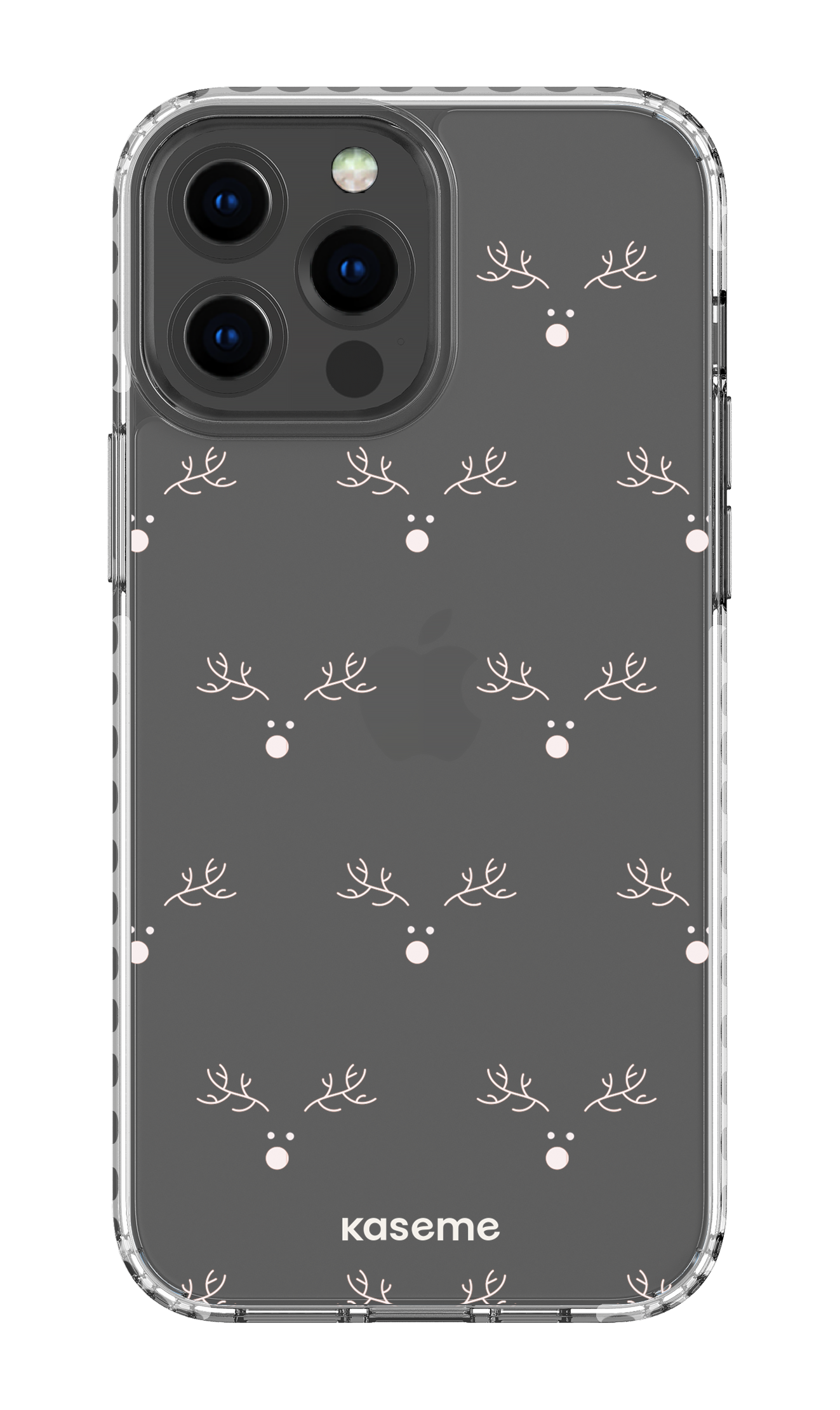 iPhone 13 Pro Max Clear Case - White Vixen Clear Case -