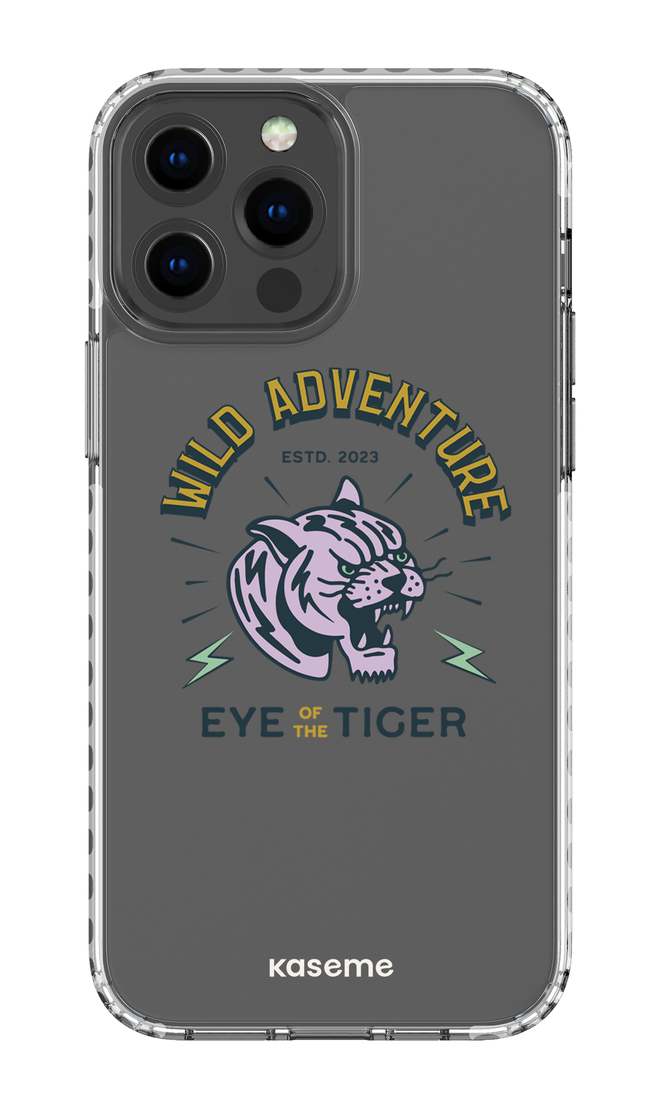 iPhone 13 Pro Max Clear Case - White Wildcats clear case -