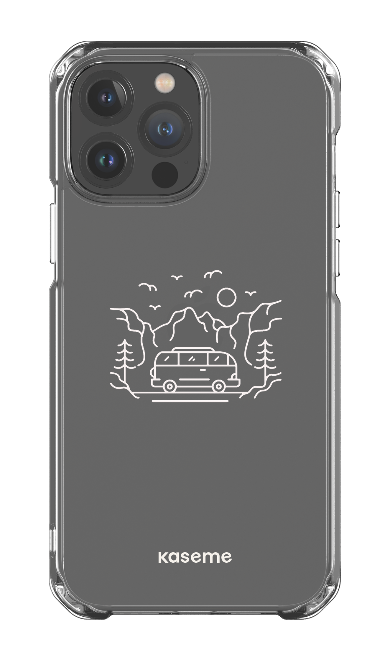 iPhone 13 Pro Max Clear Case Camp Life Clear Case -