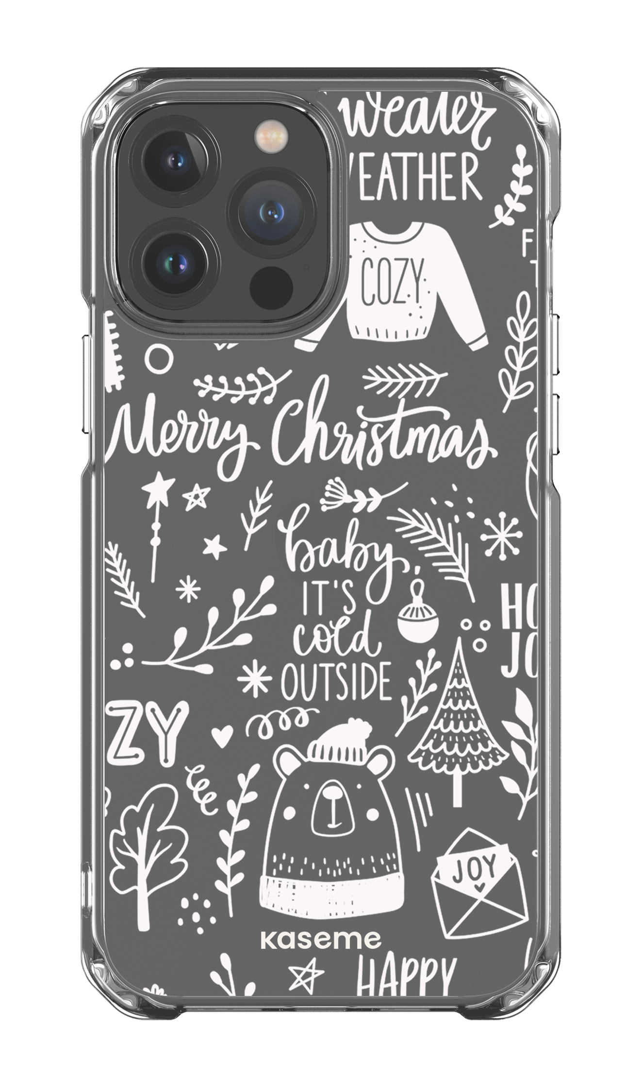 iPhone 13 Pro Max Clear Case Cold Nights Clear Case -